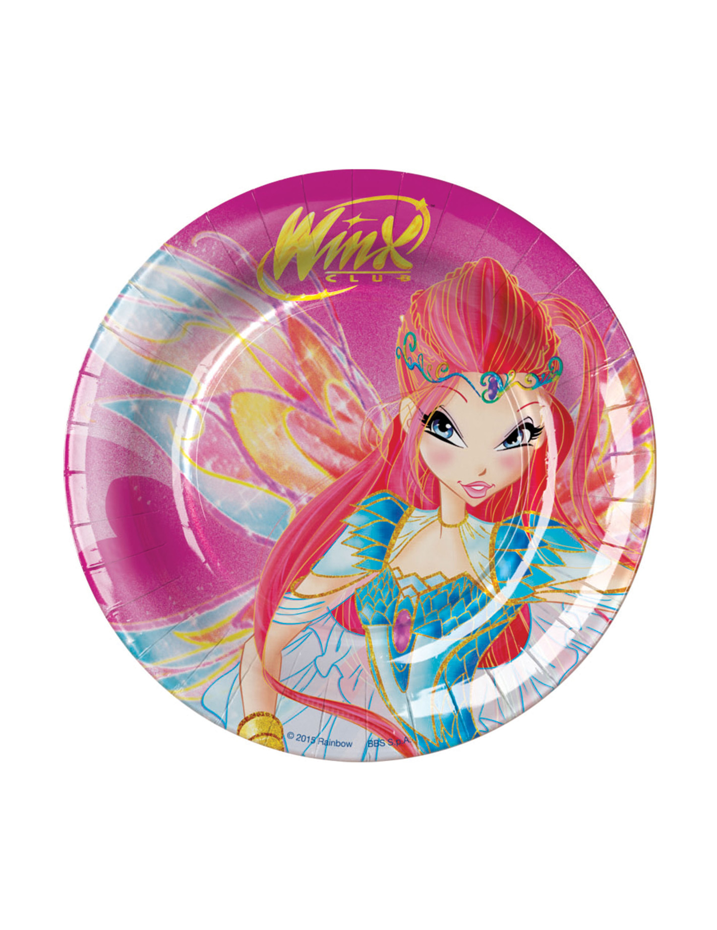 8 Petites assiettes 18 cm Winx Club