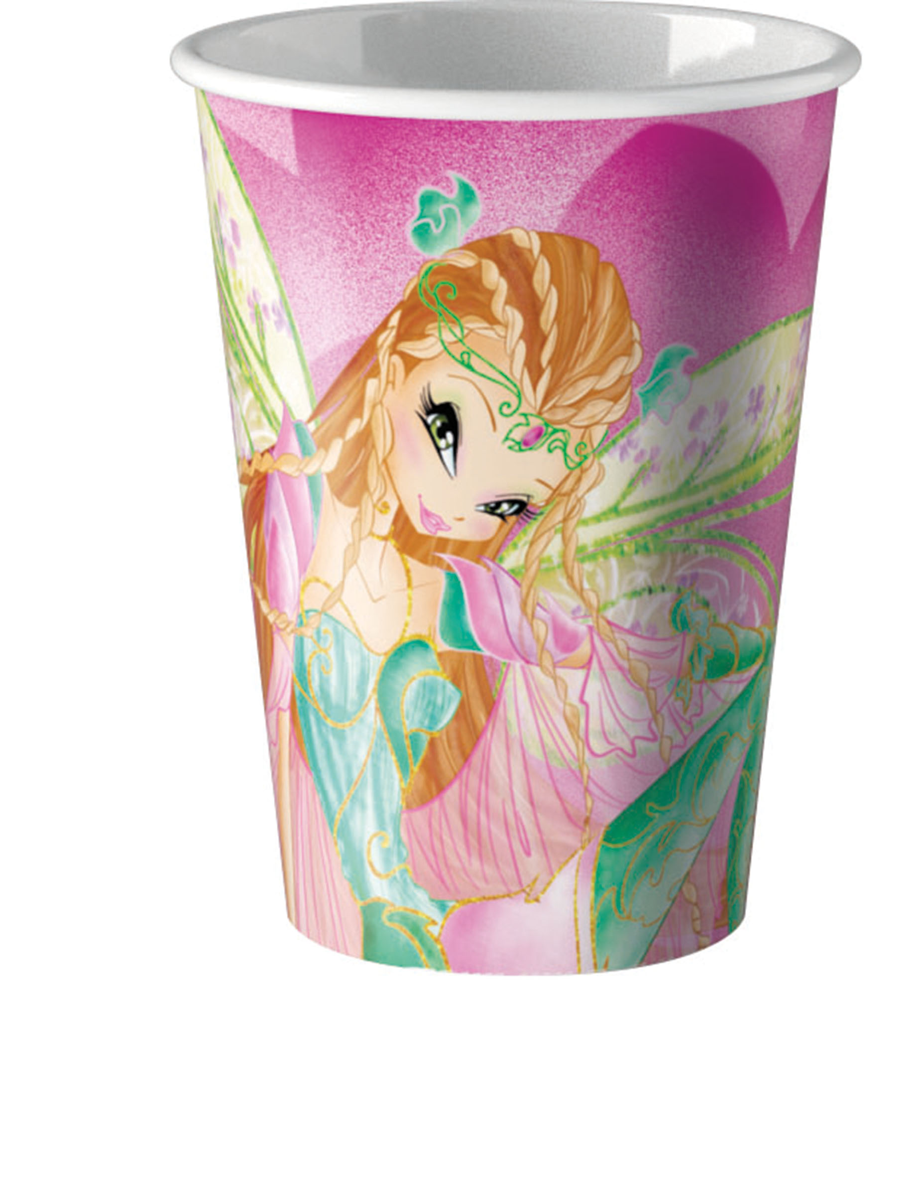 8 Gobelets en carton Winx Club 200 ml