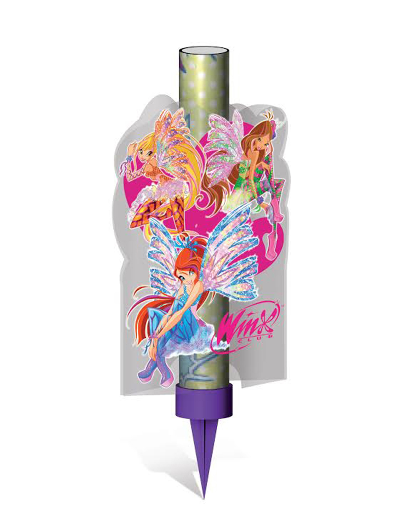 Bougie fontaine lumineuse Winx Club