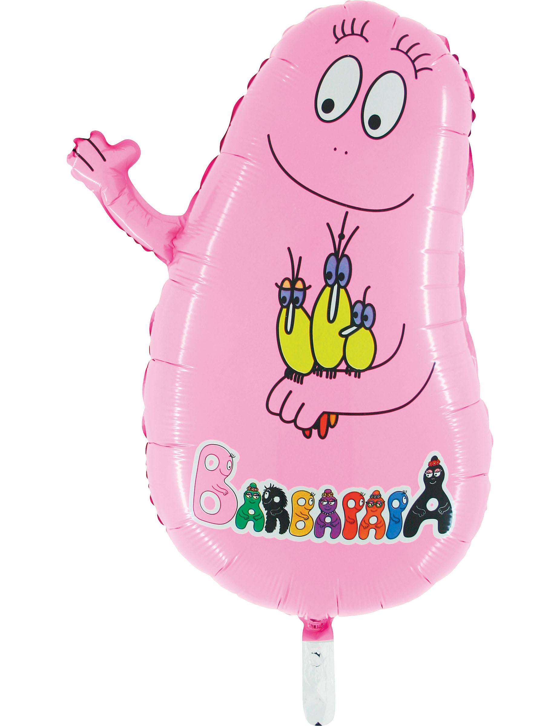 Ballon aluminium géant Barbapapa 76 x 63 cm