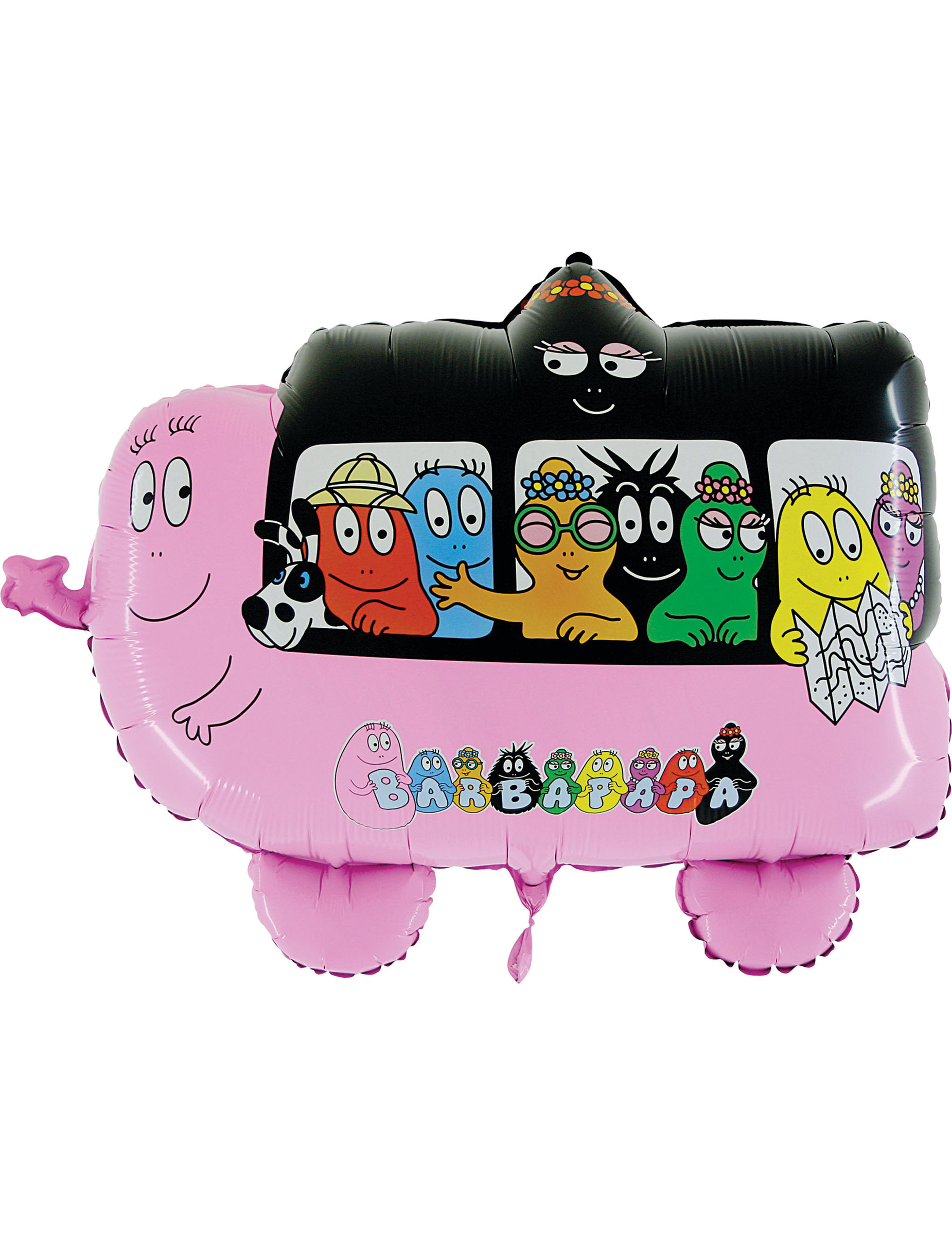 Ballon géant en aluminium bus Barbapapa 78 cm
