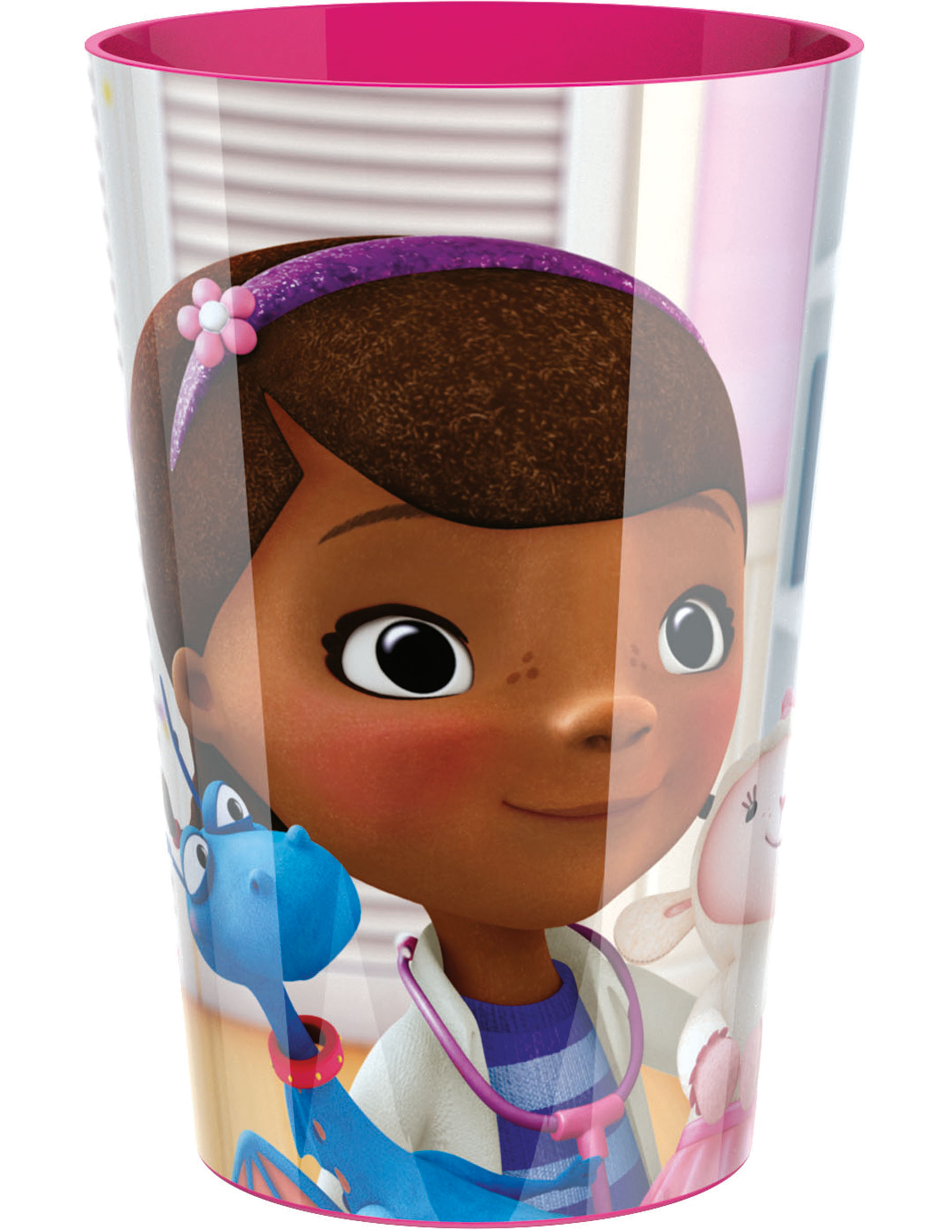 Verre en plastique Docteur la Peluche 20 cl