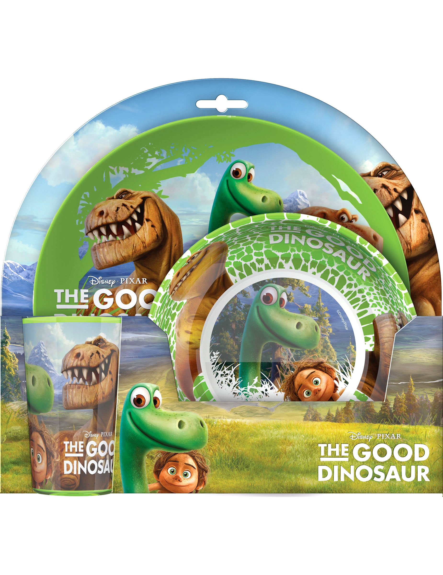 Coffret de vaisselle en mélamine Le Voyage d'Arlo