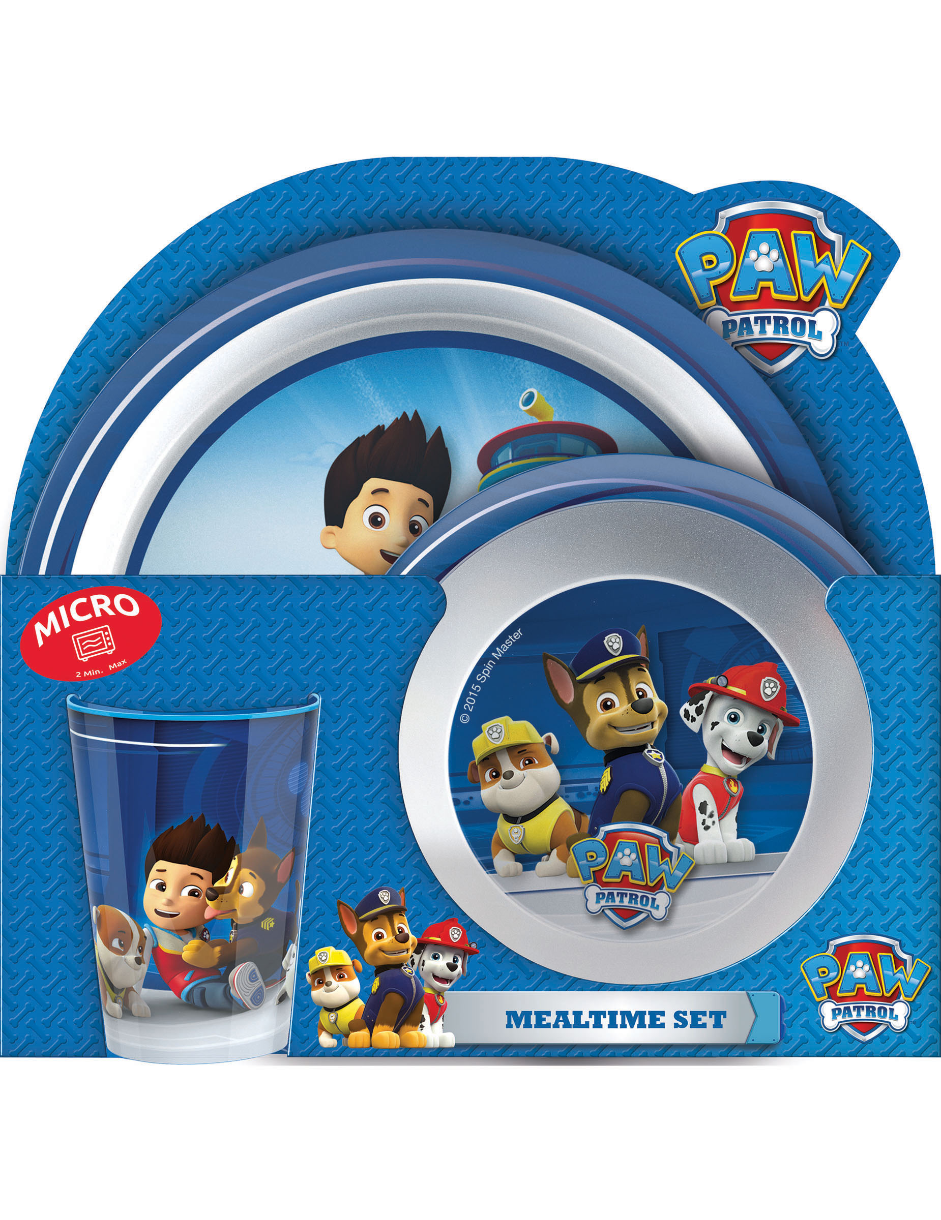 Coffret vaisselle mélamine Pat'Patrouille