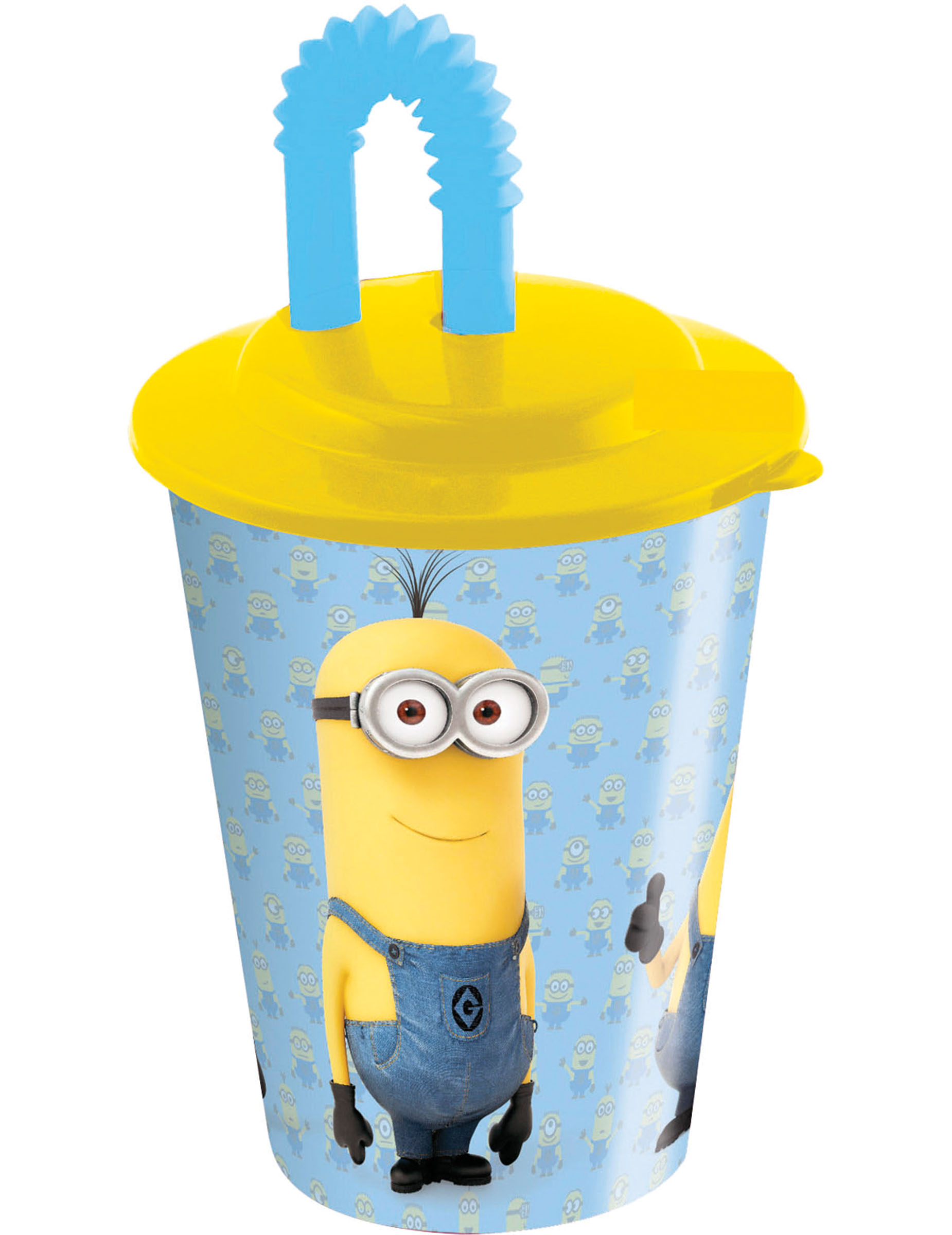 Verre avec paille Minions