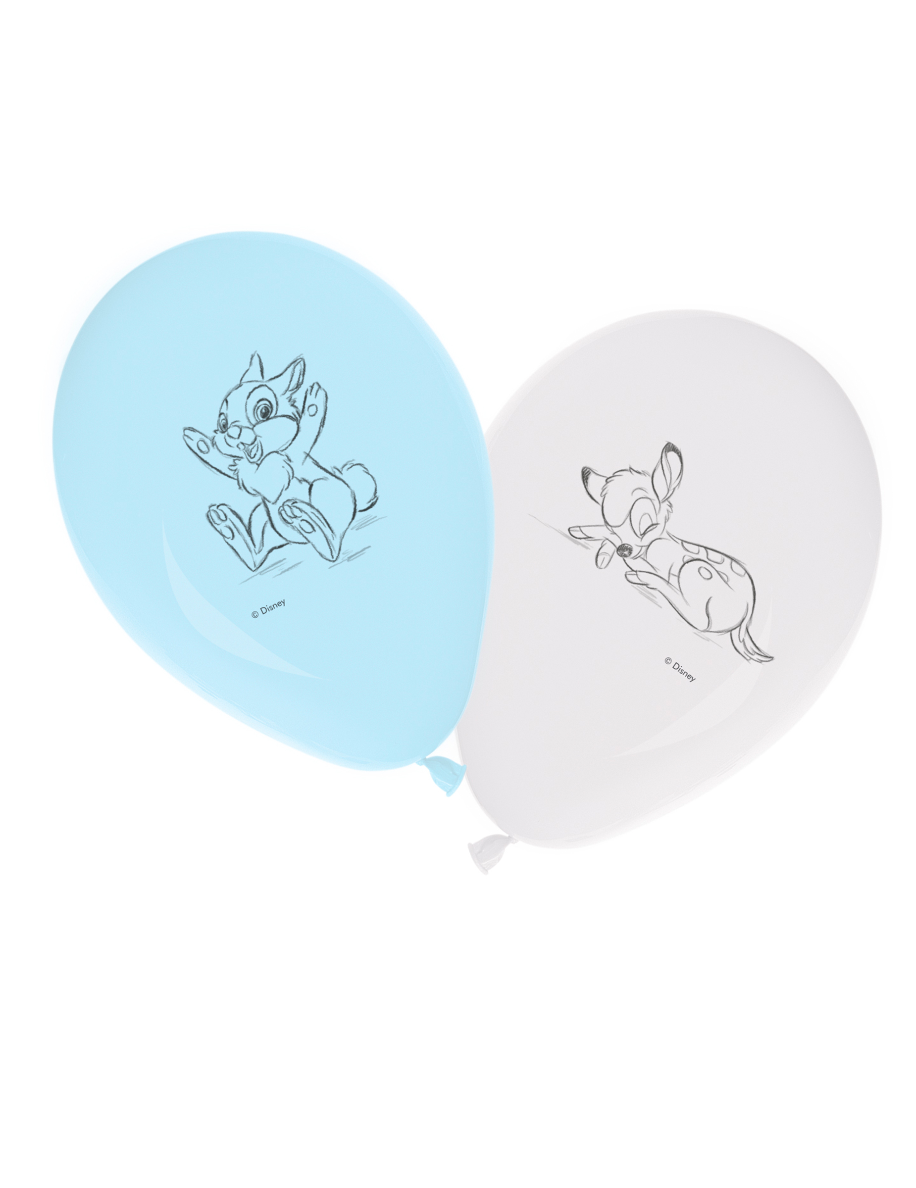 8 Ballons imprimés Baby Shower Disney baby