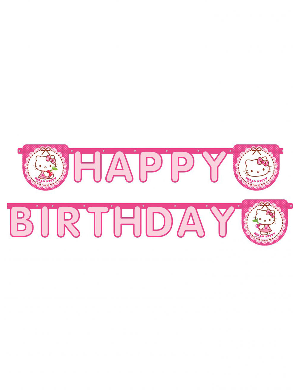1 Guirlande Happy Birthday Hello Kitty 2 m