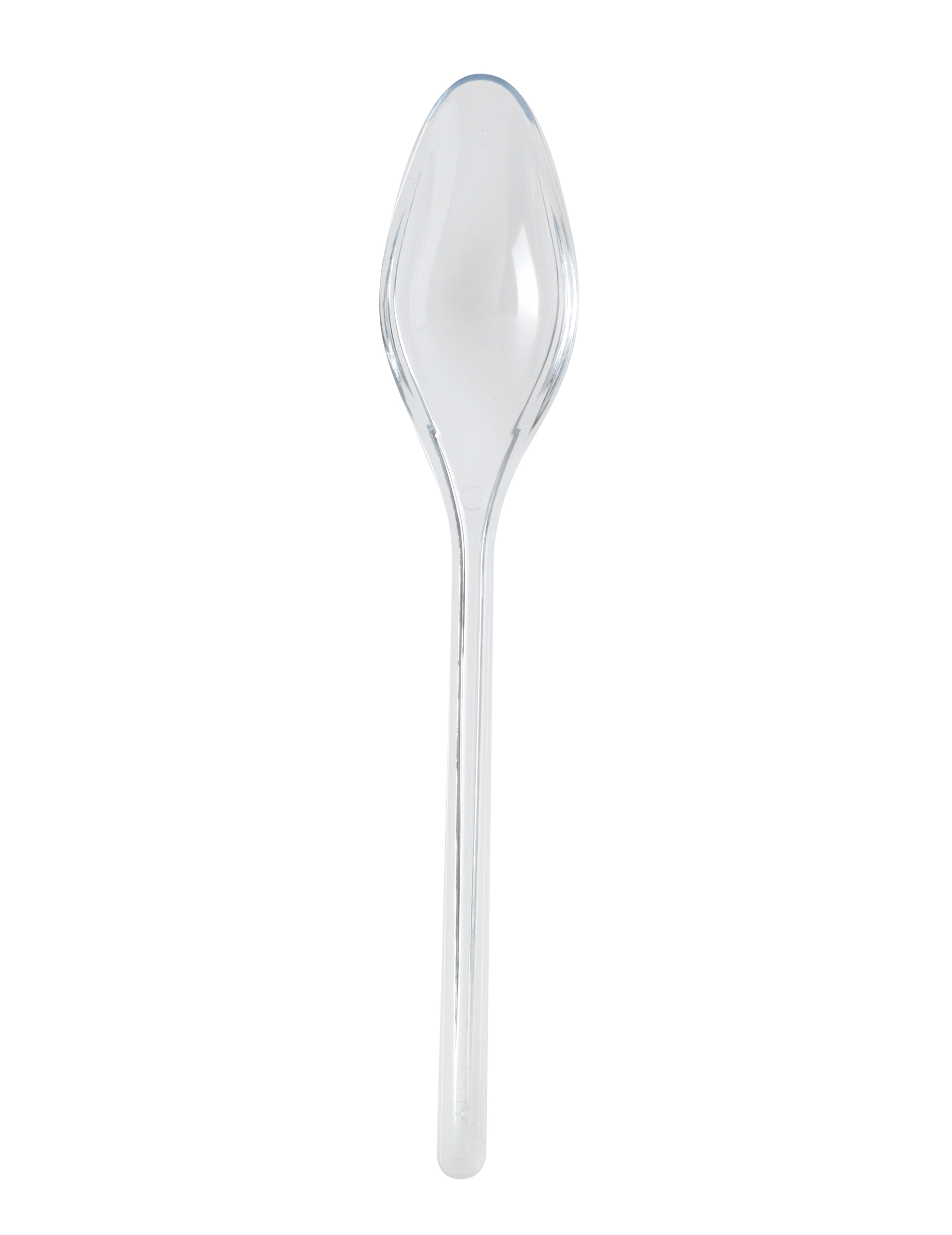 20 cuillères entremet en plastique cristal 14 cm