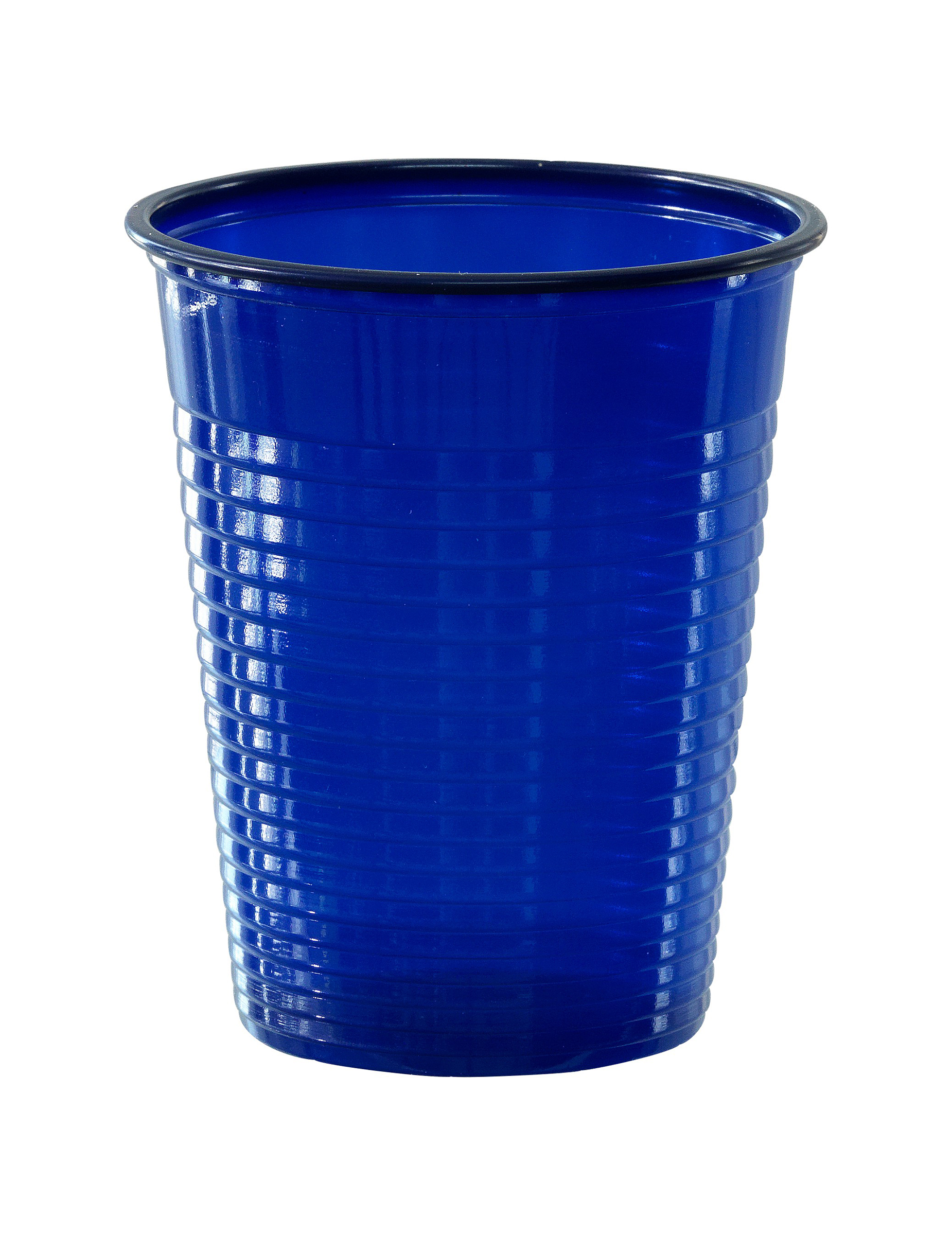 50 Gobelets en plastique bleu marine 20 cl