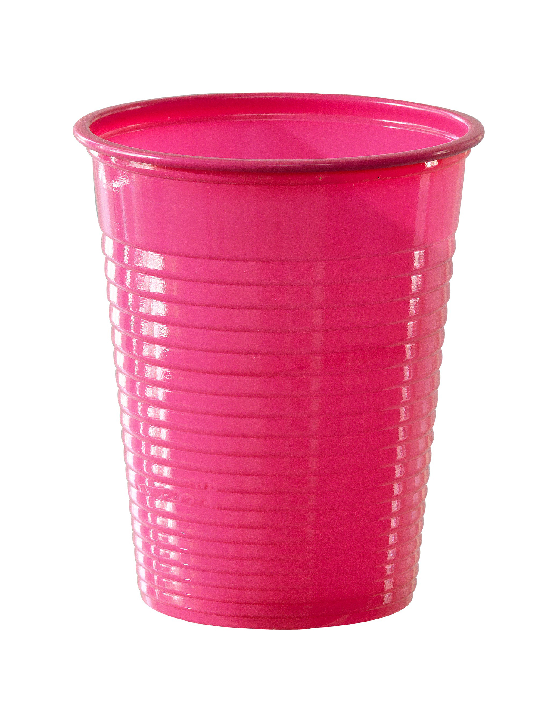 50 Gobelets en plastique fuchsia 20 cl