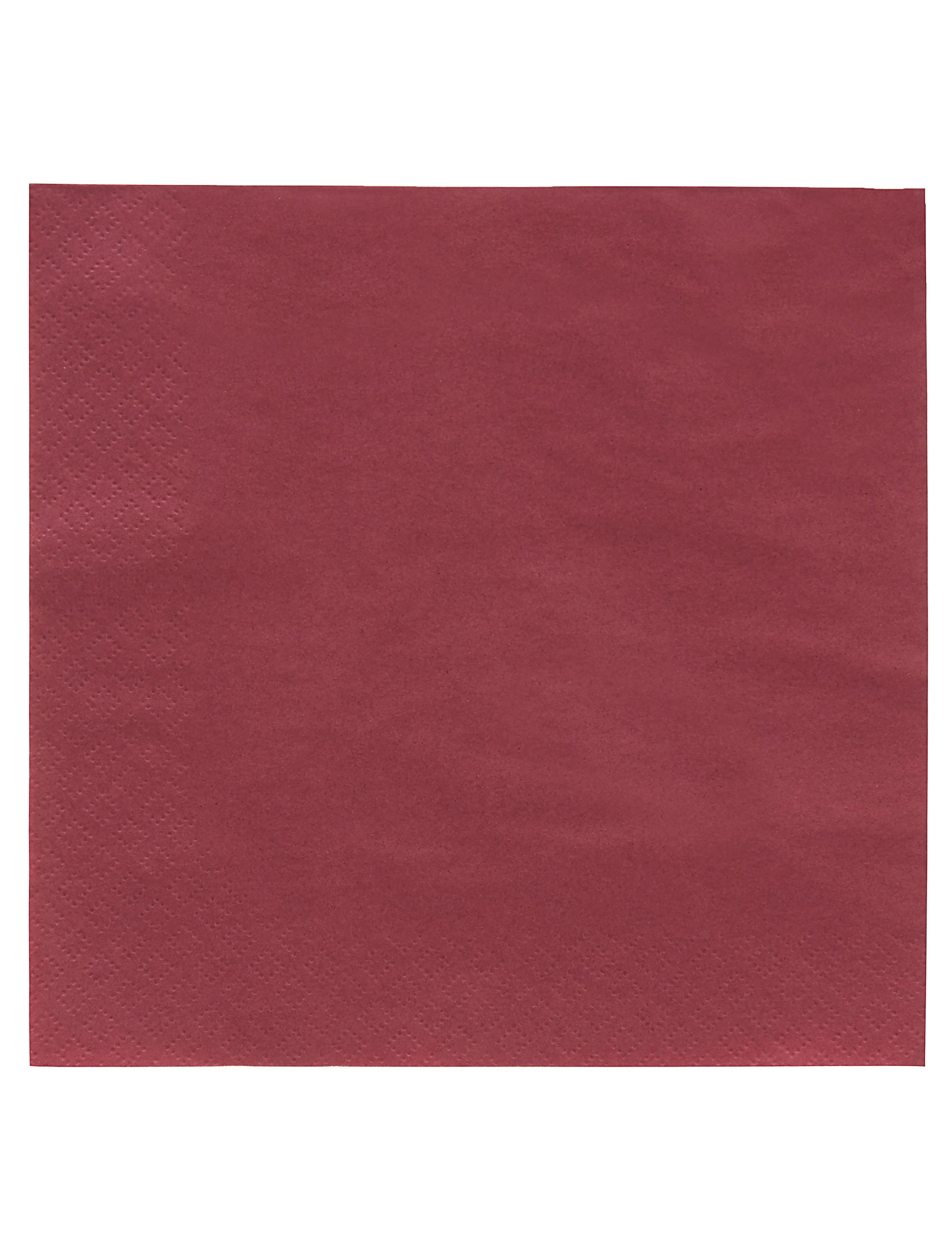 50 Serviettes bordeaux 38 x 38 cm