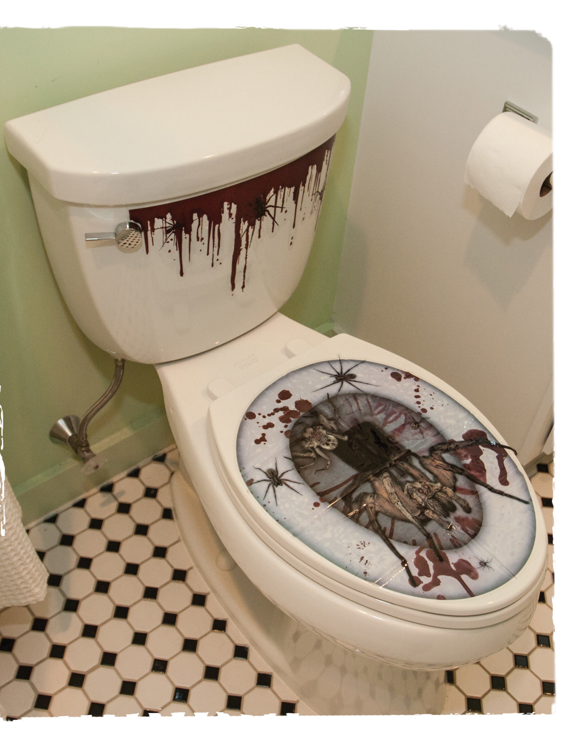 Stickers pour abattant de WC Halloween