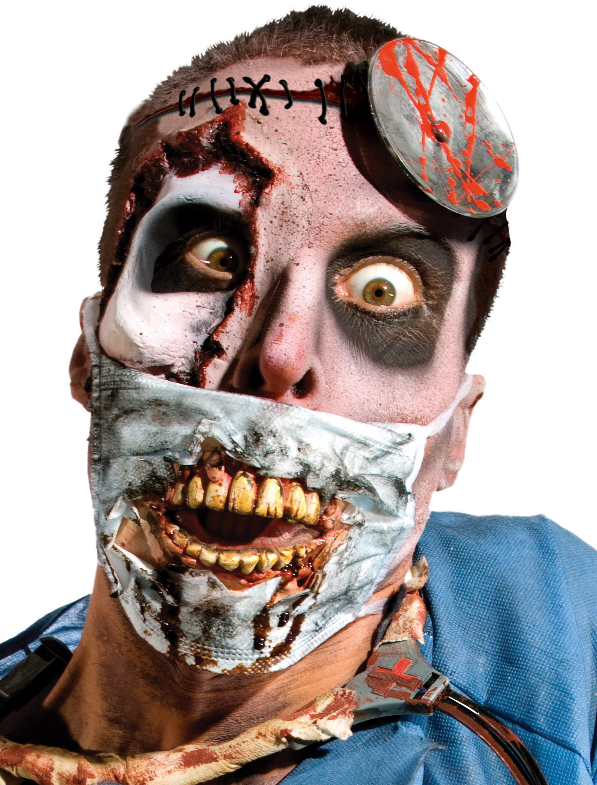 Masque de chirurgien zombie adulte Halloween