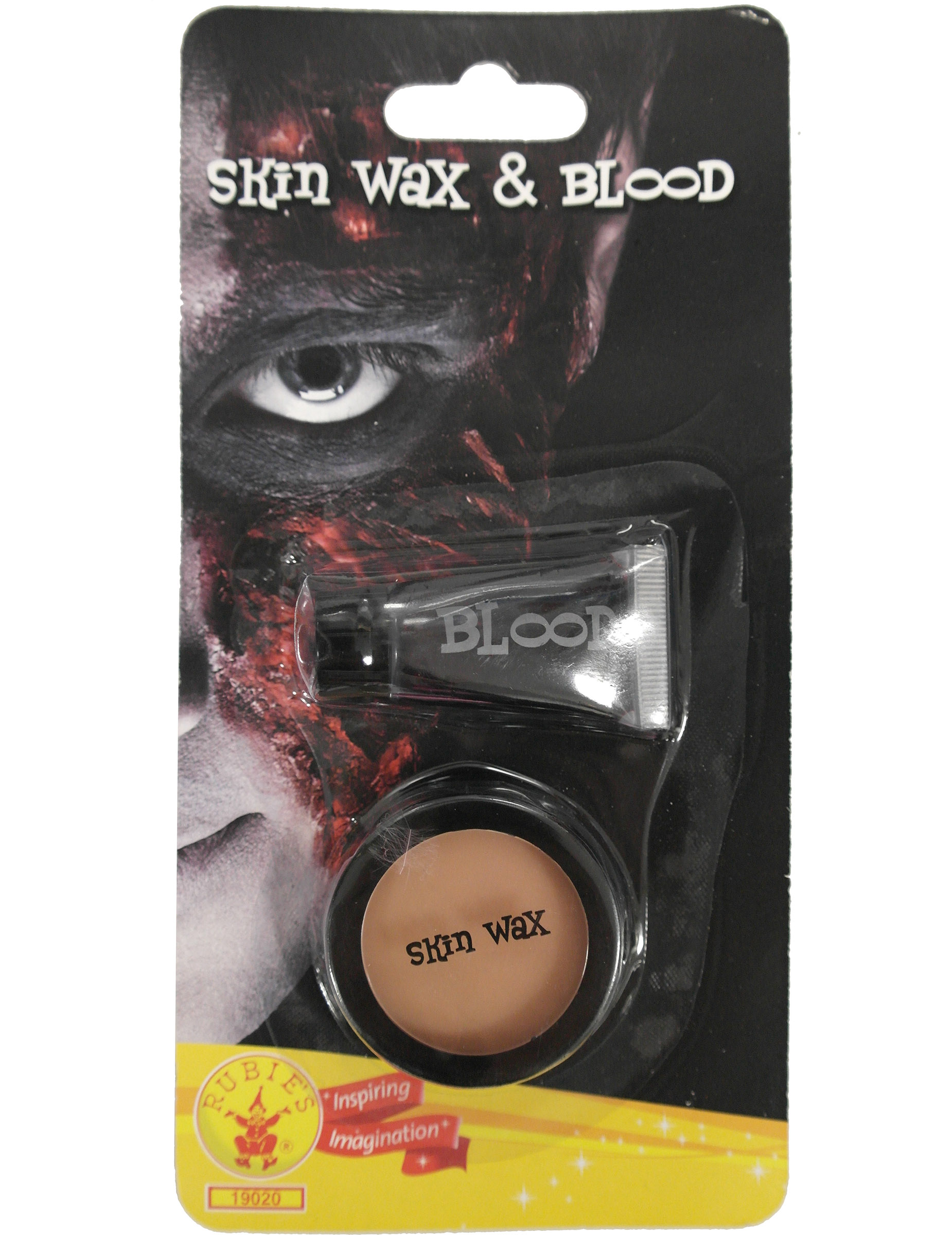 Kit faux sang et fausse peau adulte Halloween