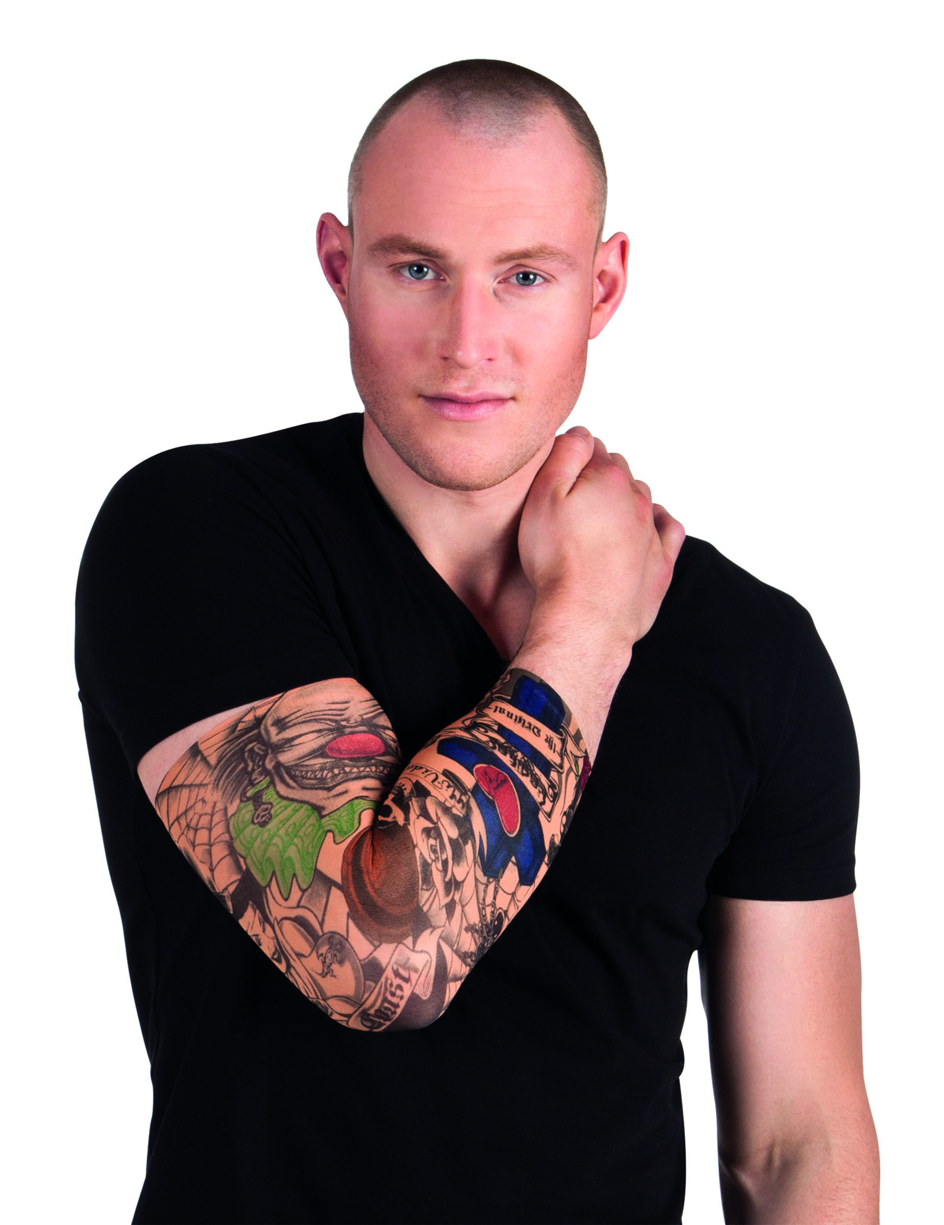 Manches tatouages clown adulte