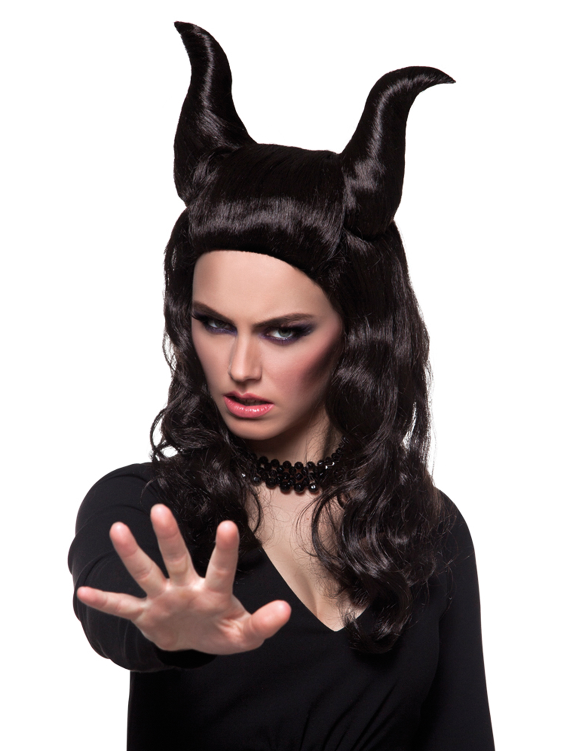 Perruque personnage démoniaque femme