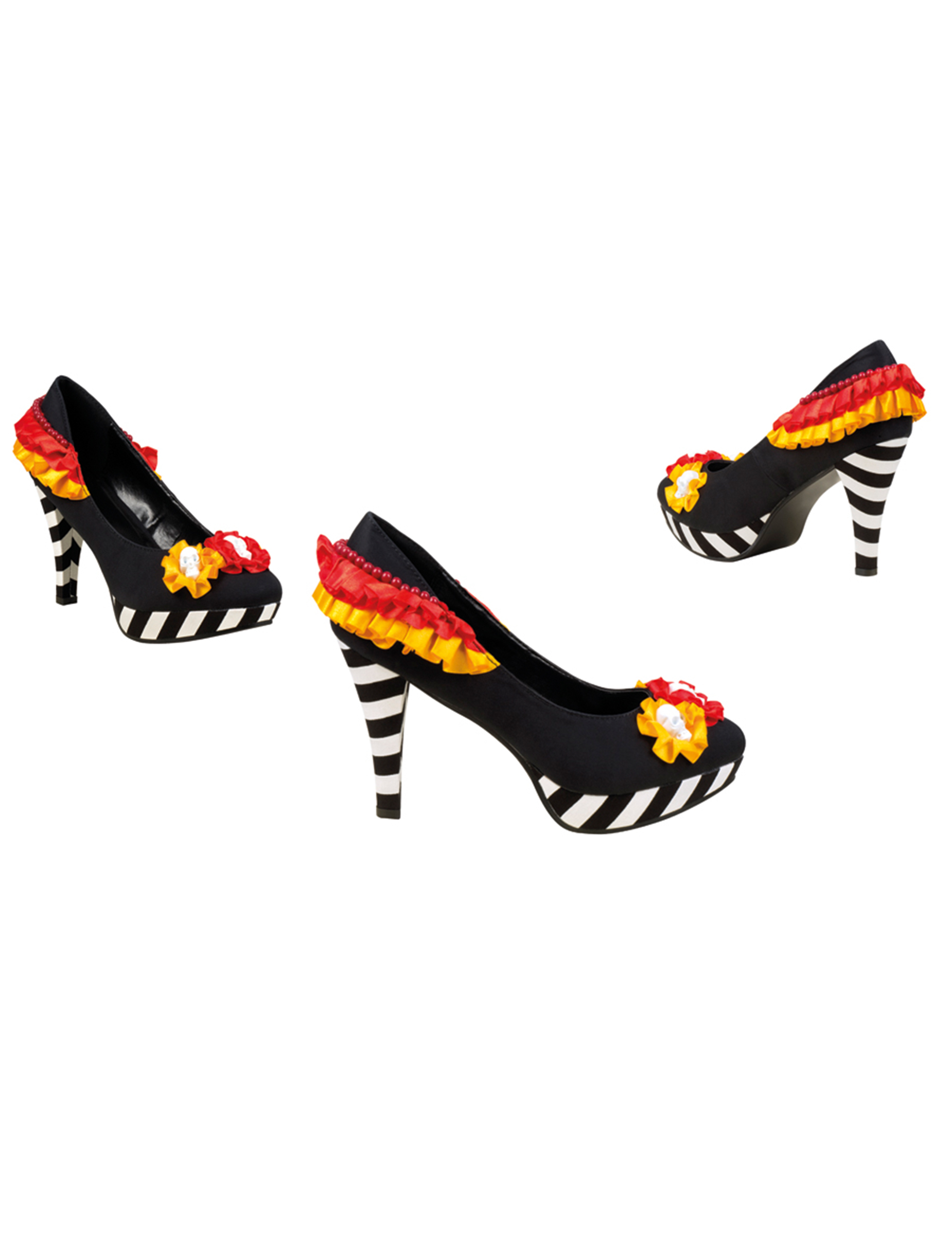 Chaussures colorées femme Dia de los muertos