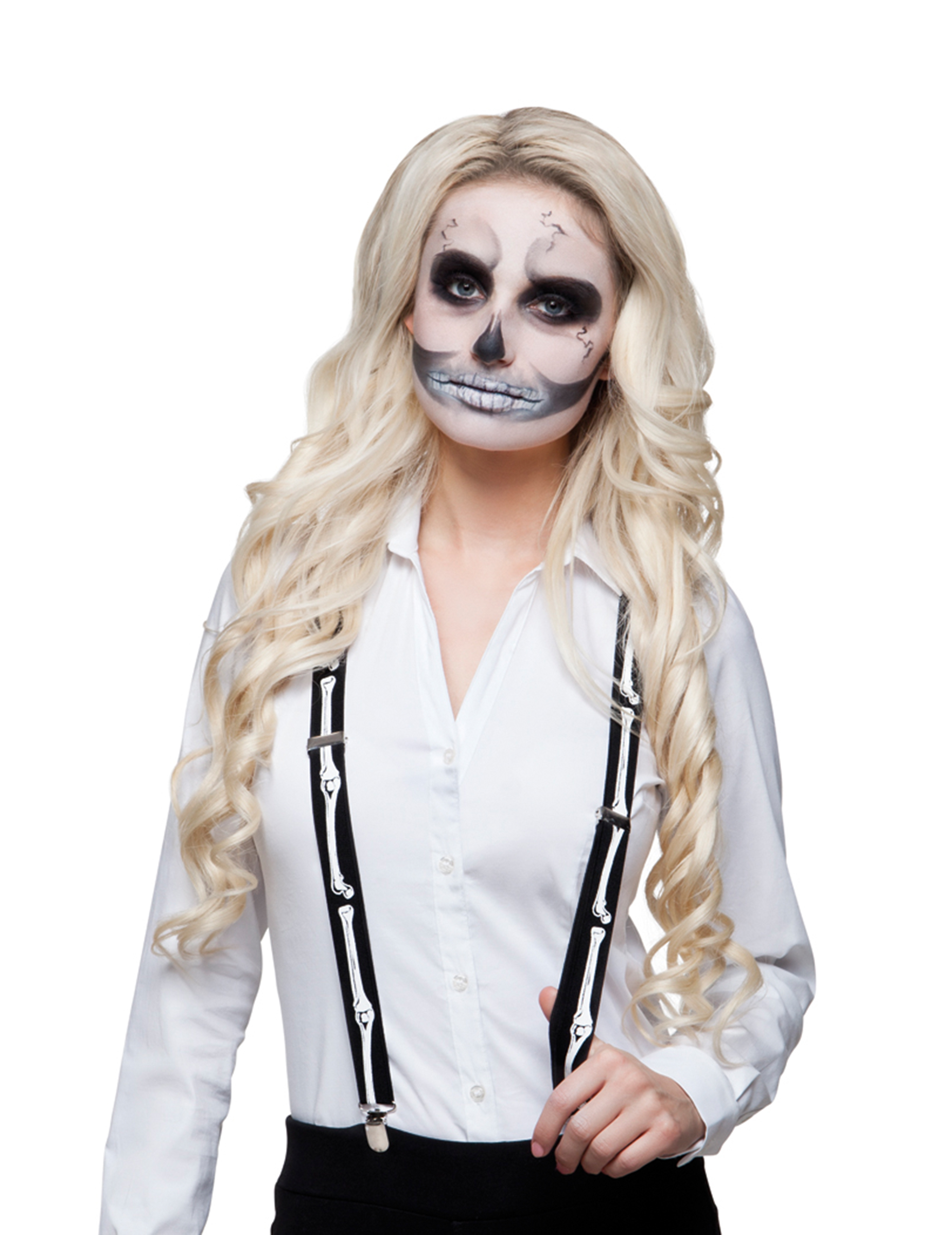 Bretelles squelette adulte Halloween