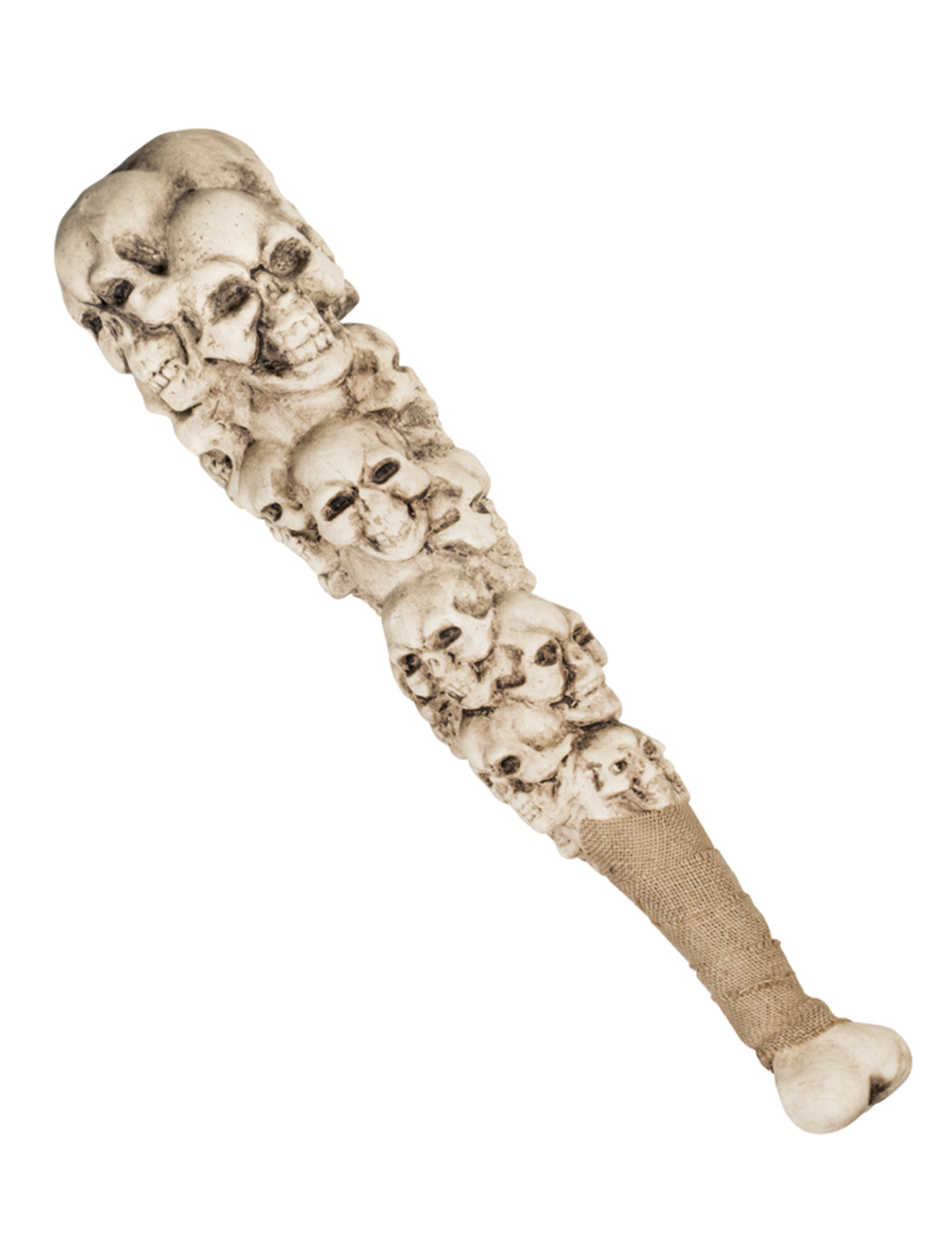 Gourdin têtes de mort 60 cm en polystyrène