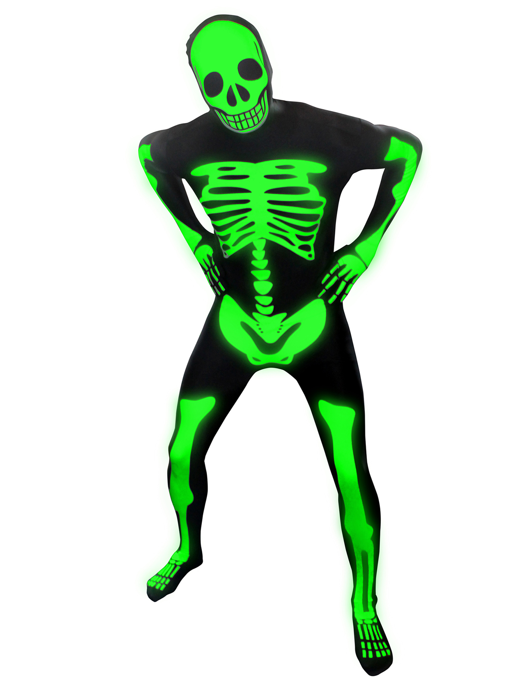 Déguisement squelette phosphorescent enfant Morphsuits Halloween