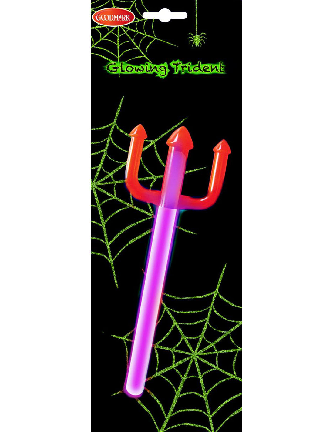 Trident lumineux Halloween en plastique
