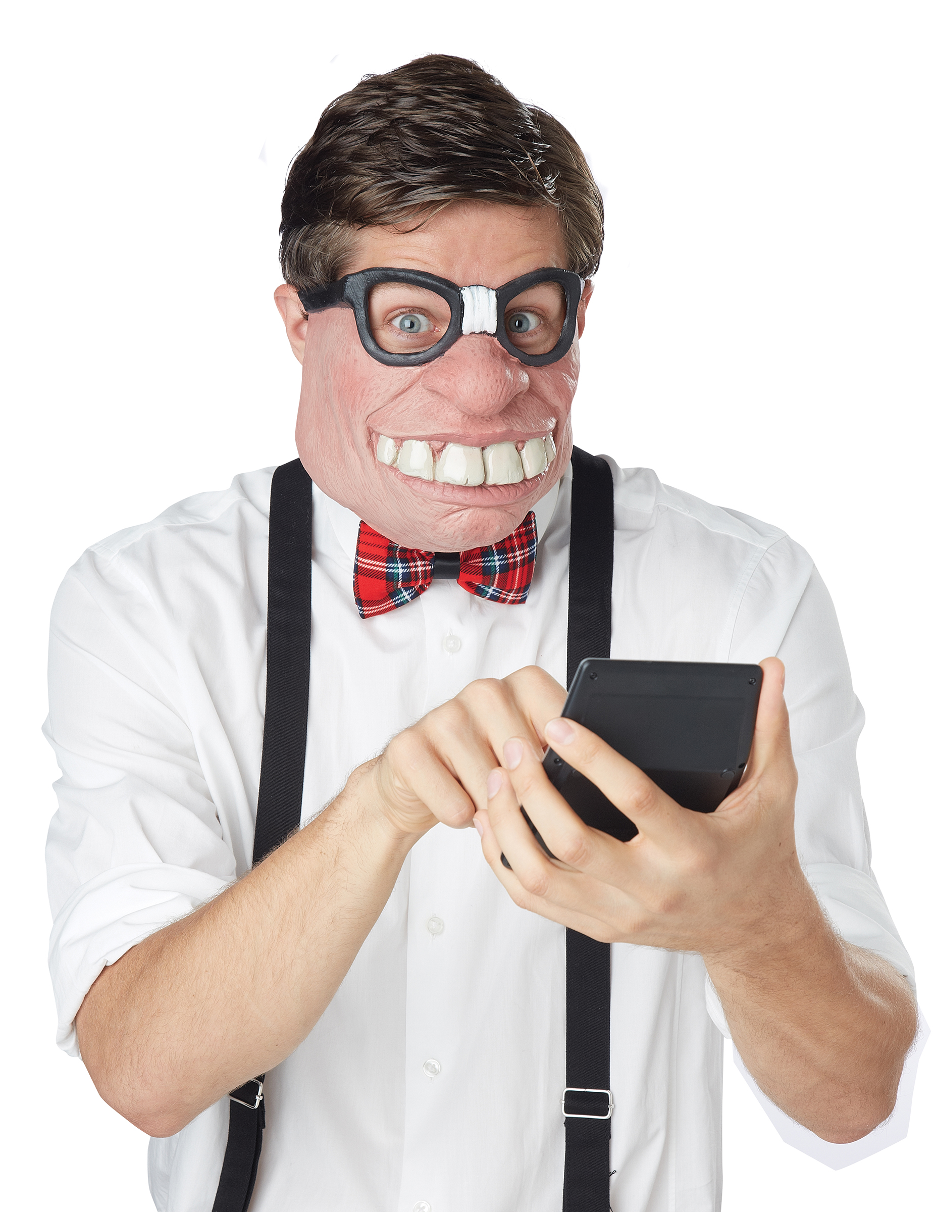 Demi-masque geek adulte