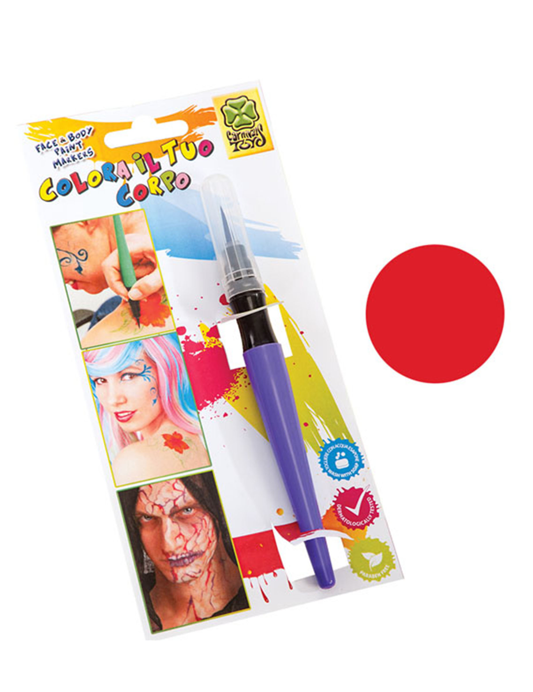 Feutre à maquillage rouge