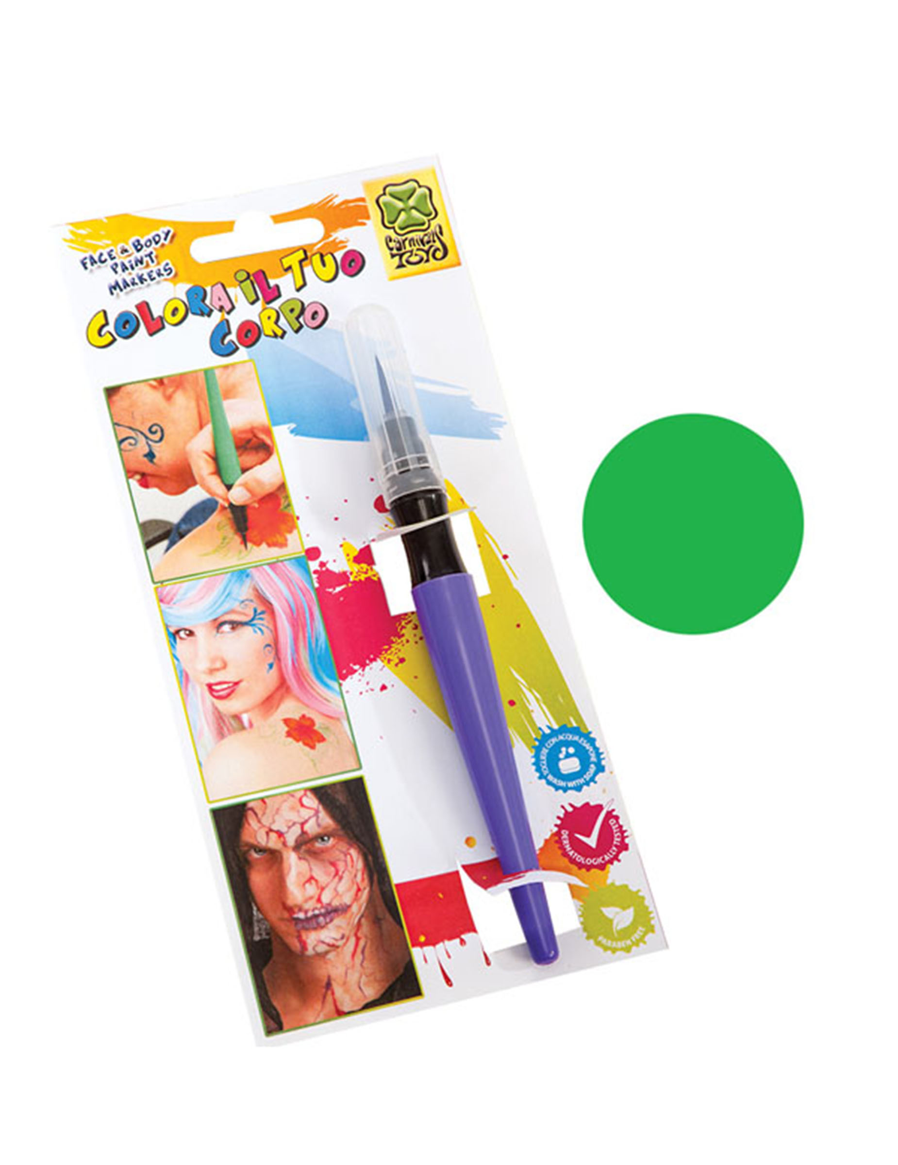 Feutre à maquillage vert
