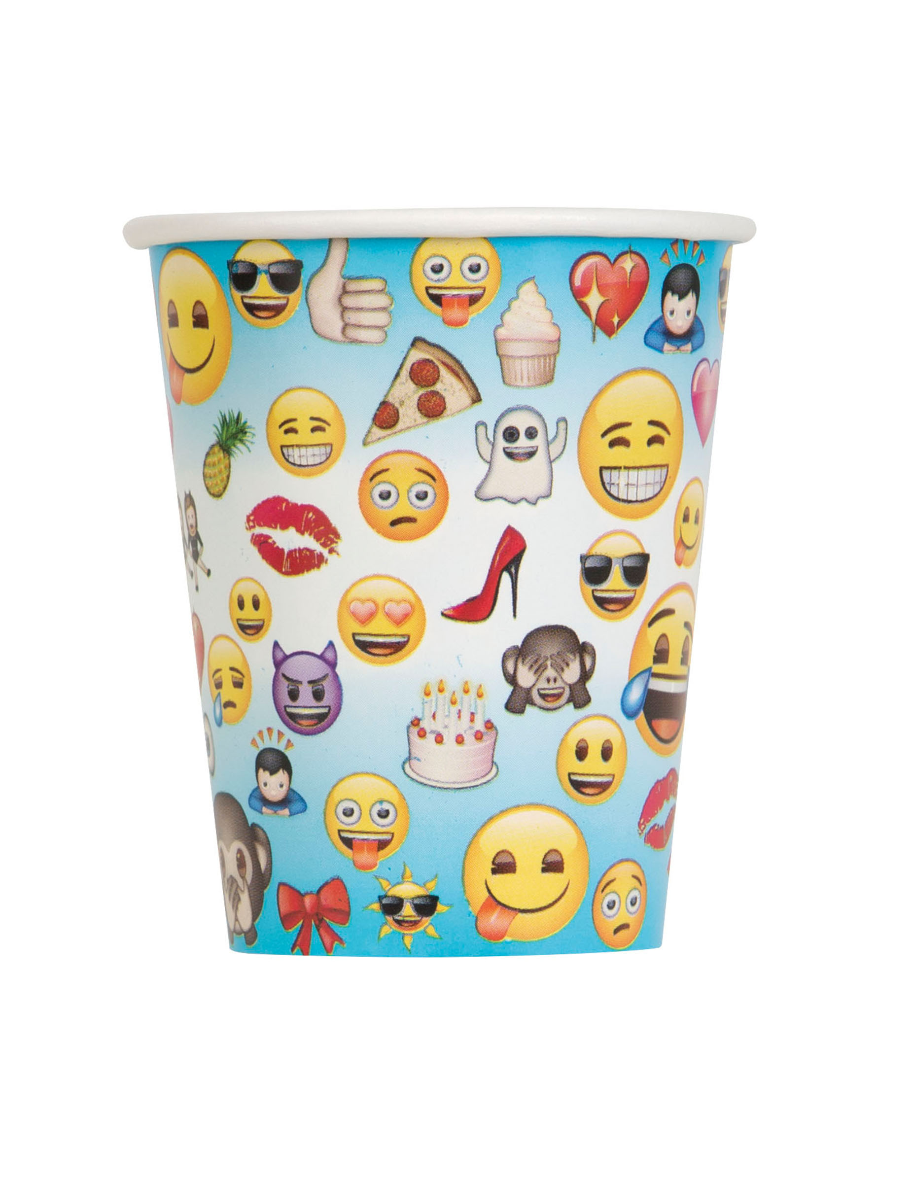 8 Gobelets en carton Emoji