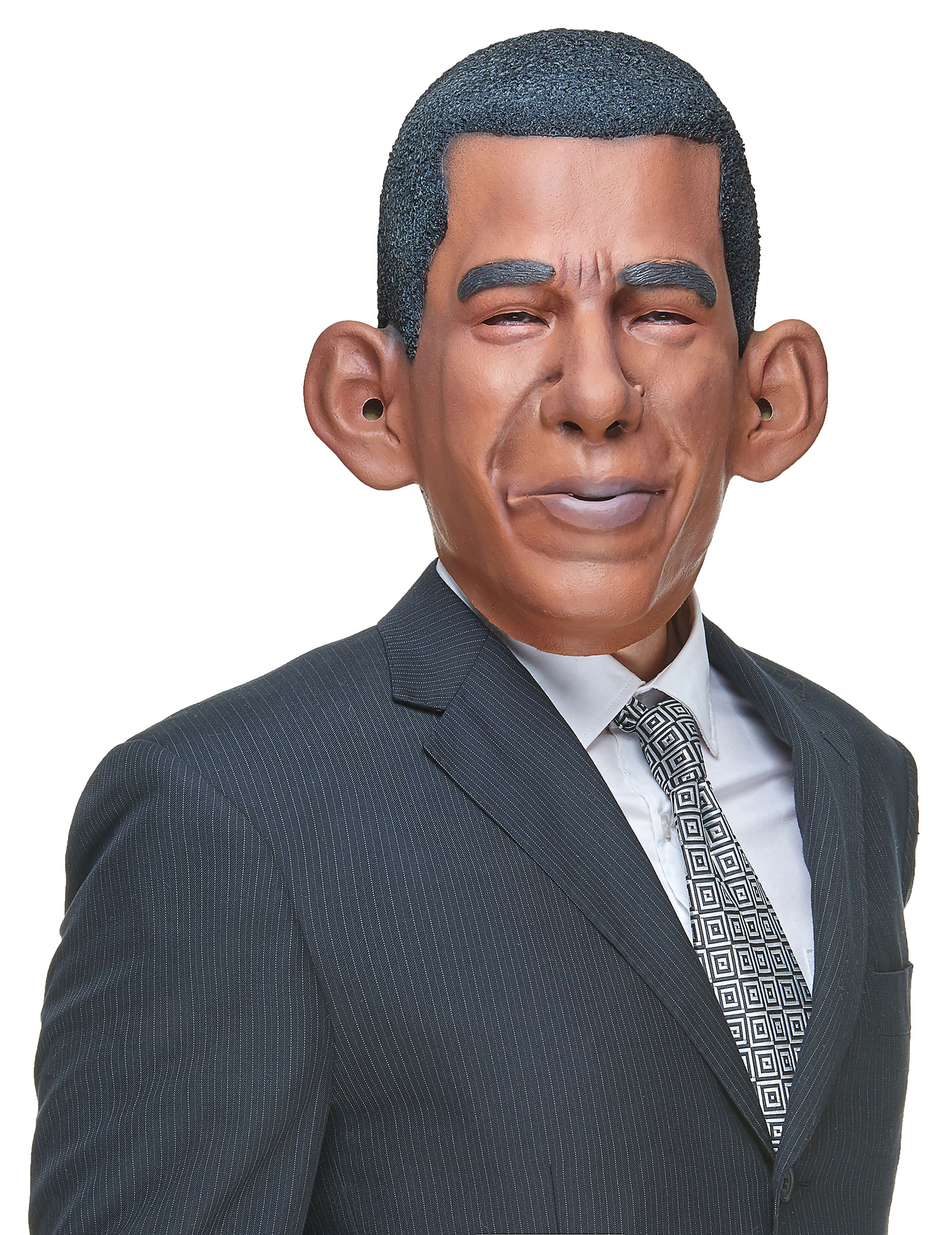 Masque humoristique en latex Barack adulte