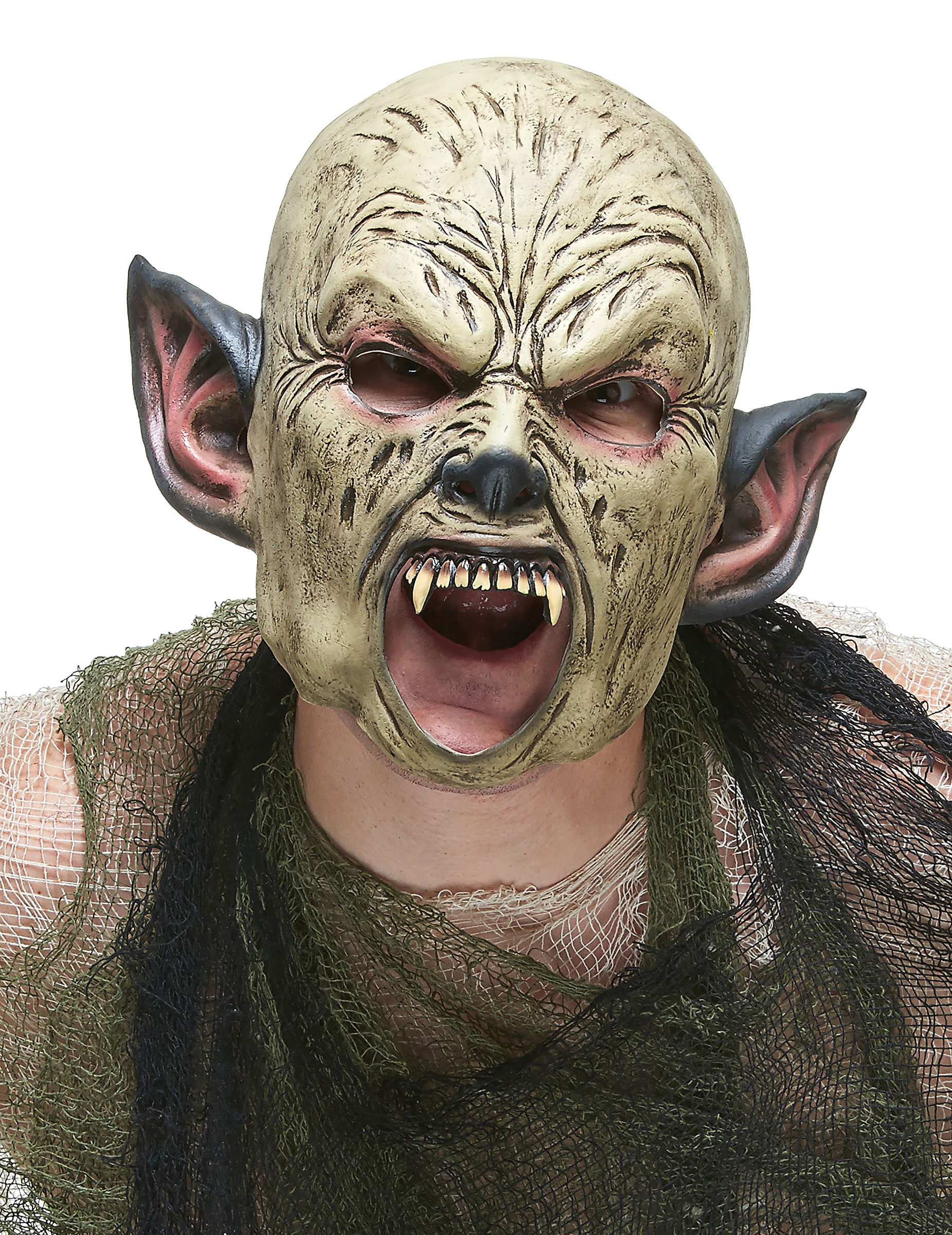Masque latex orc adulte