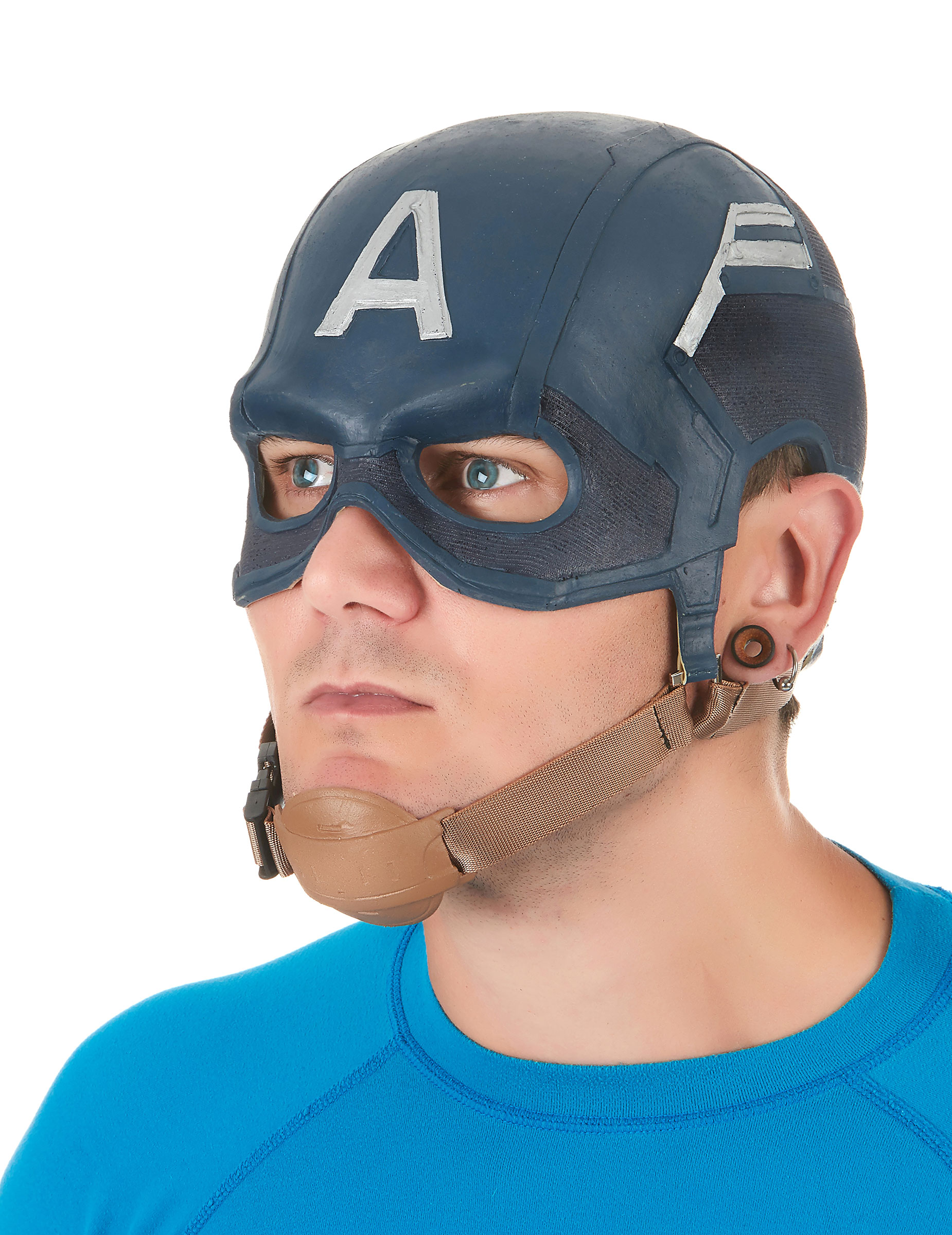 Masque latex soldat Américain adulte