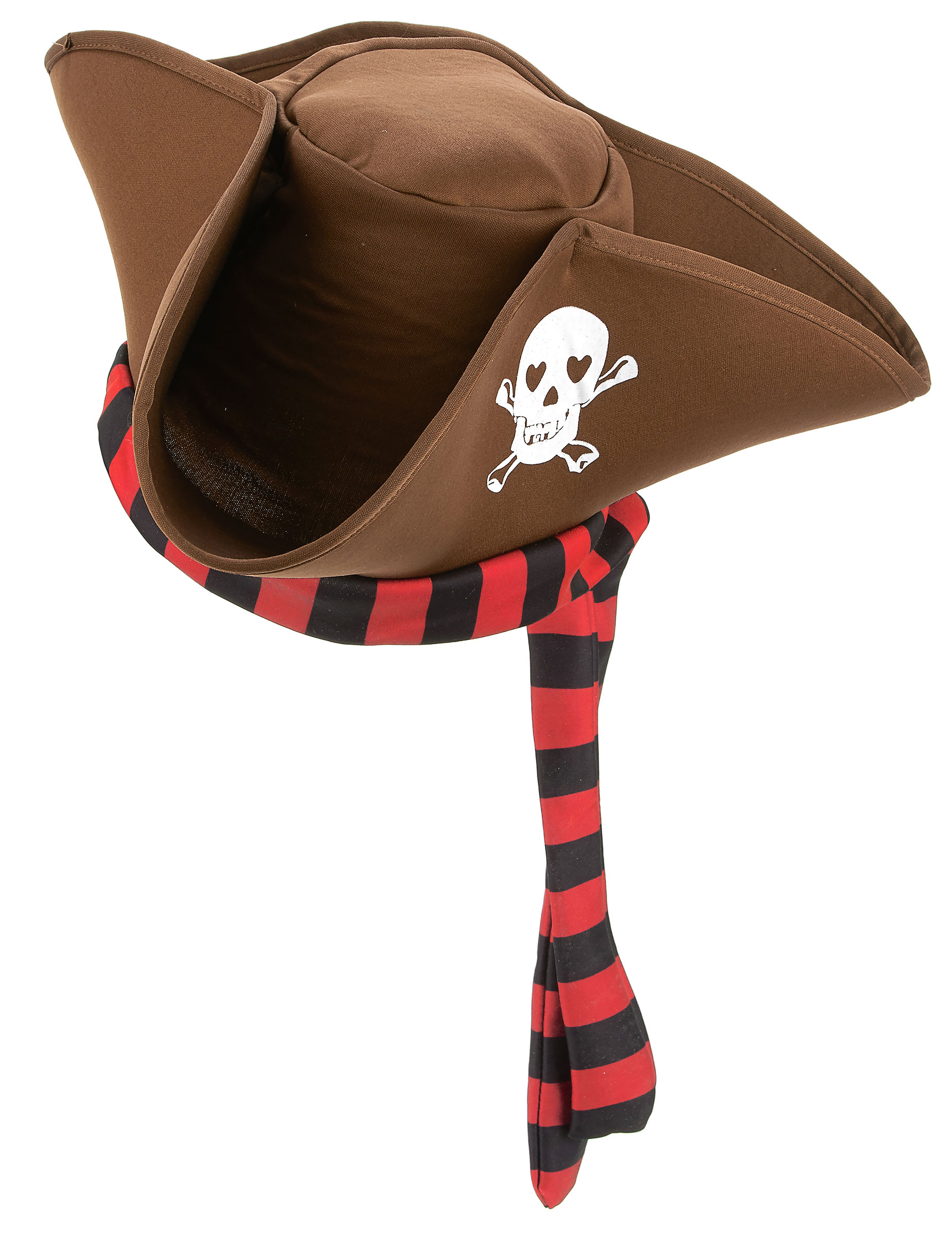 Chapeau de pirate marron adulte