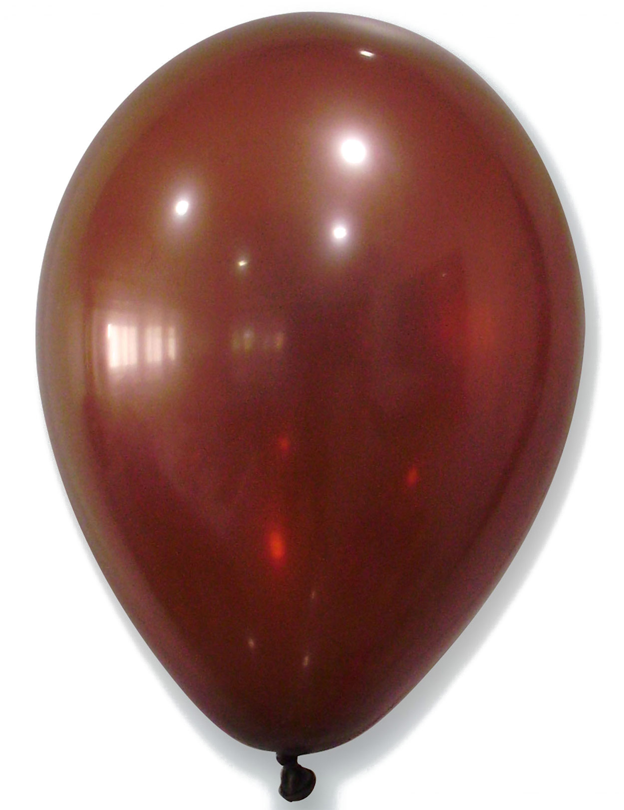 50 Ballons marron métallisés 30 cm