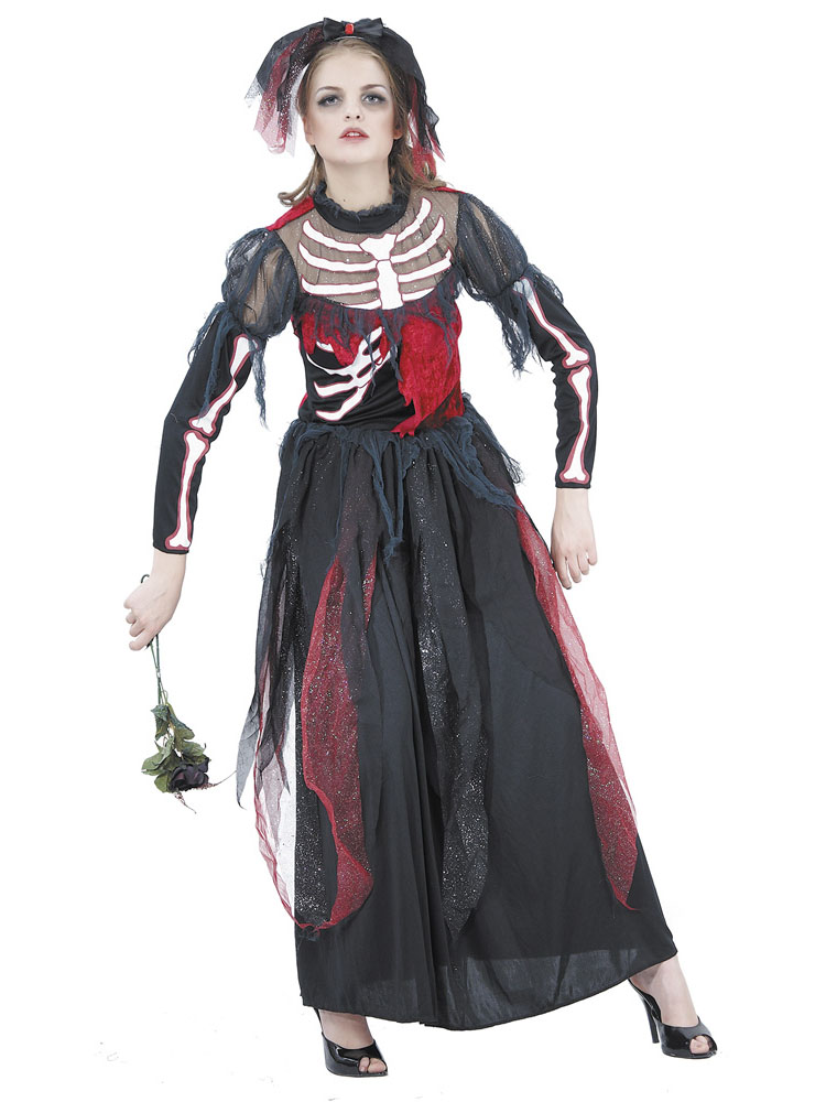 Déguisement mariée squelette femme Halloween