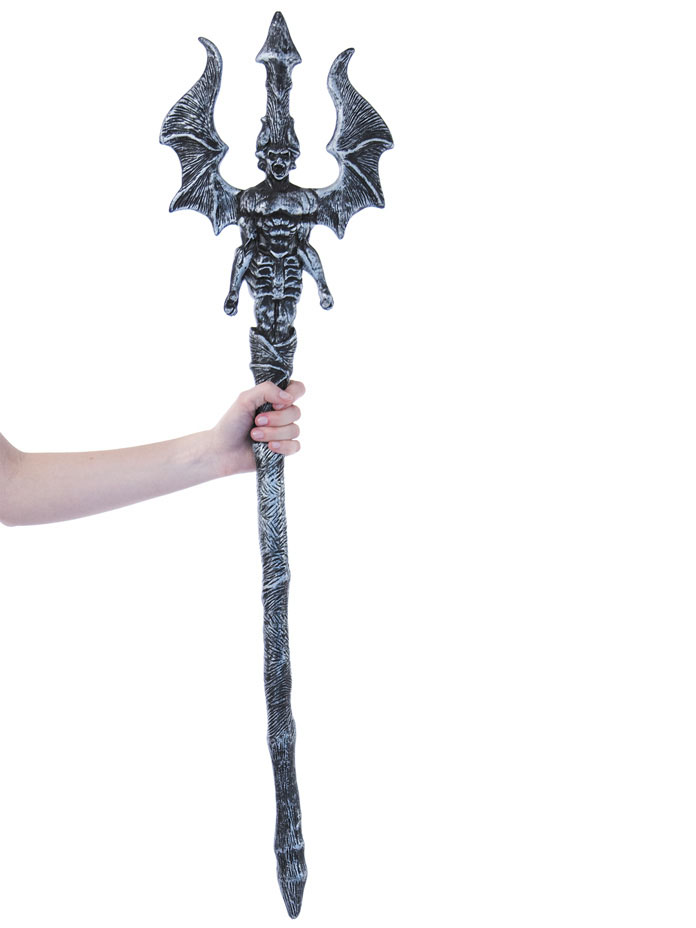 Trident noir du diable Halloween