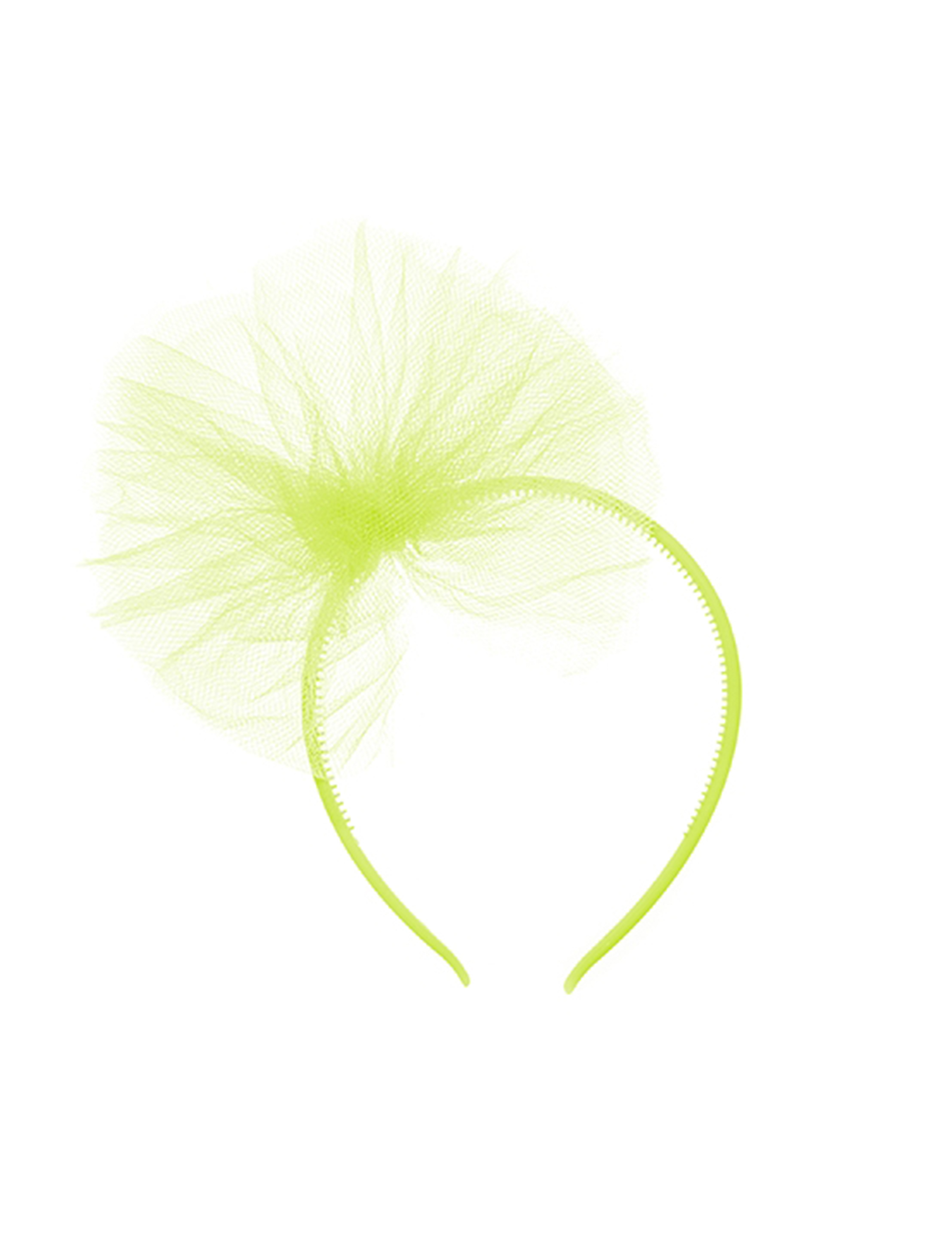 Serre-tête n ud en tulle vert