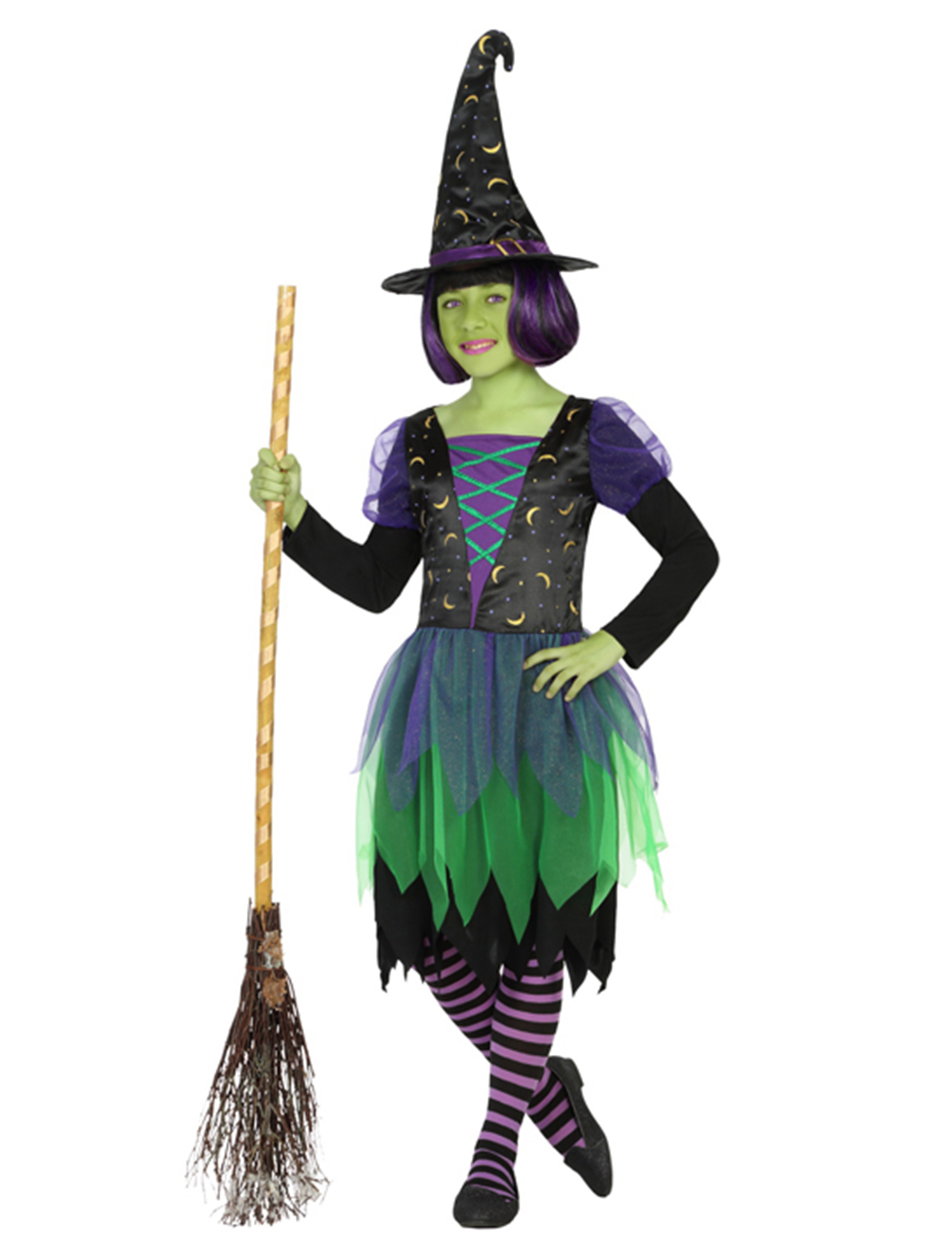 Déguisement sorcière lunaire fille Halloween