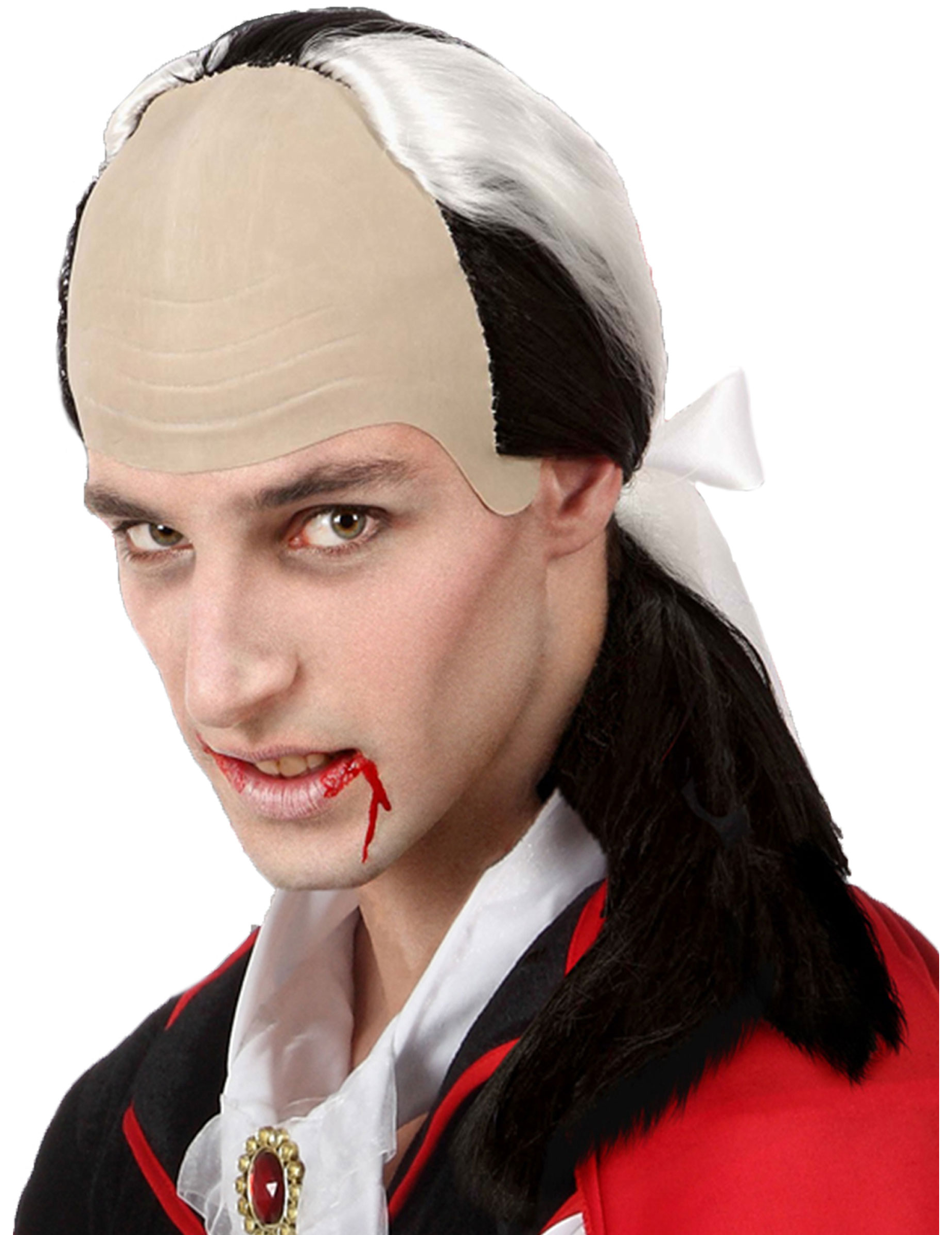 Perruque front dégarni vampire homme Halloween