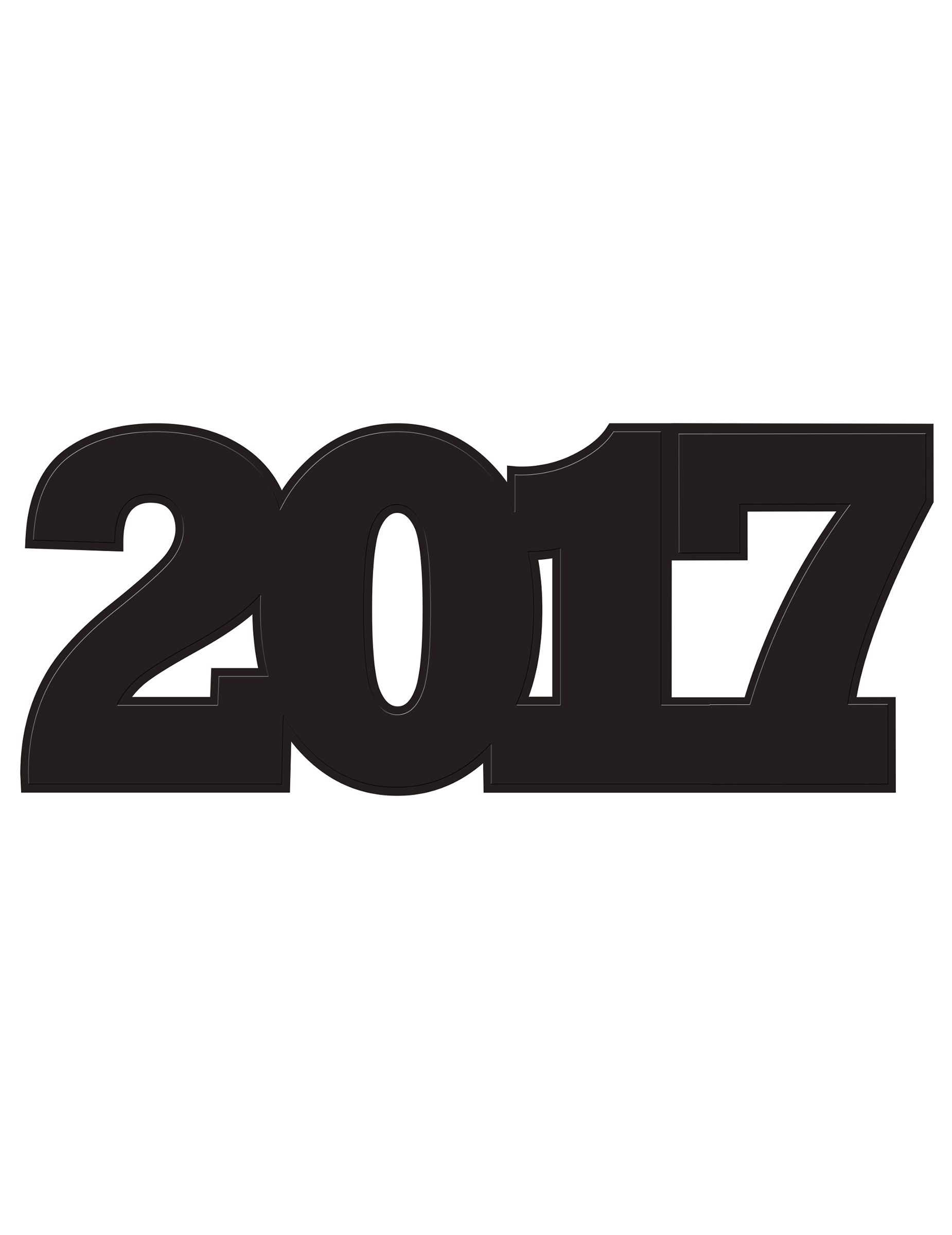 Décoration cartonnée 2017 40,5 cm