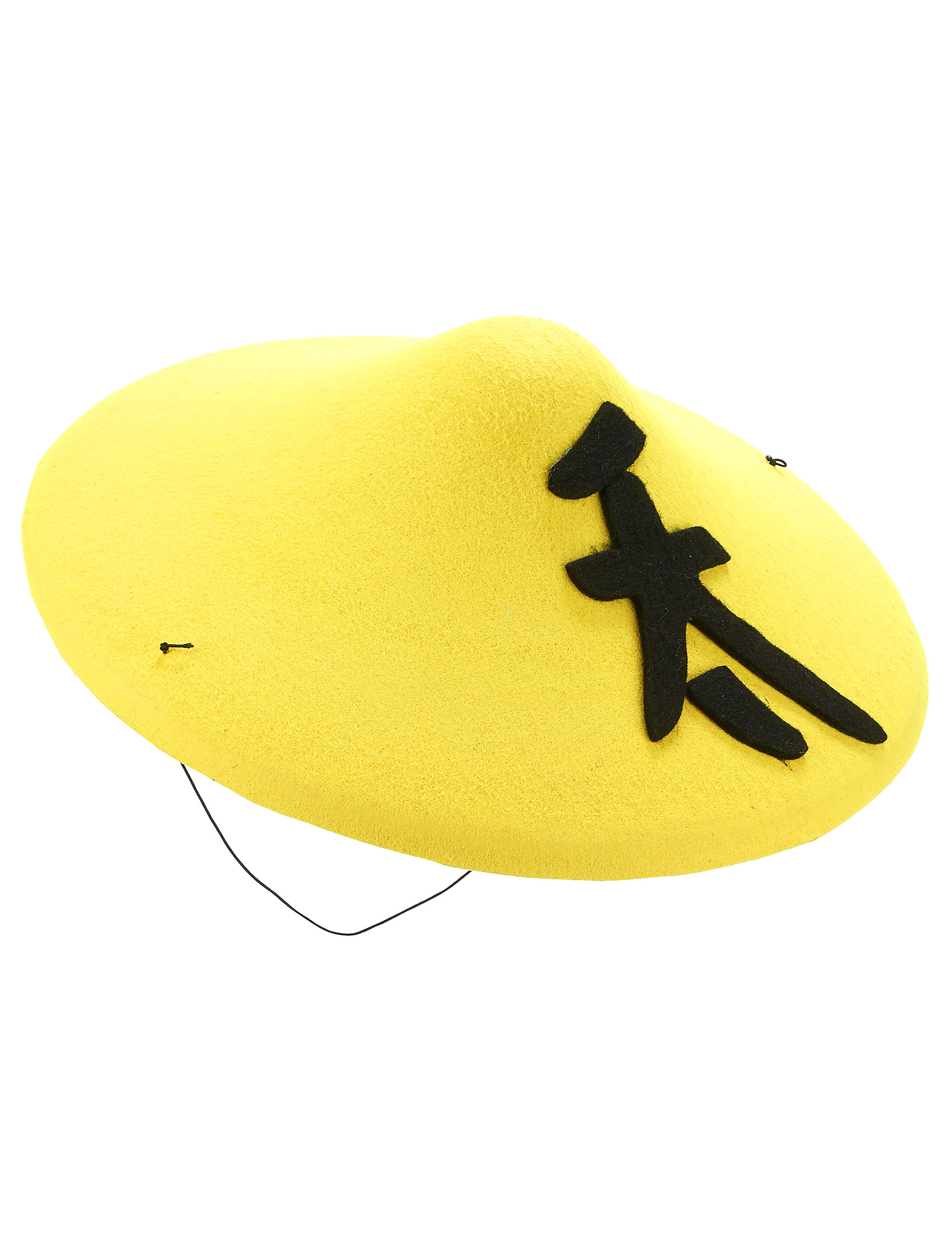Chapeau chinois jaune adulte