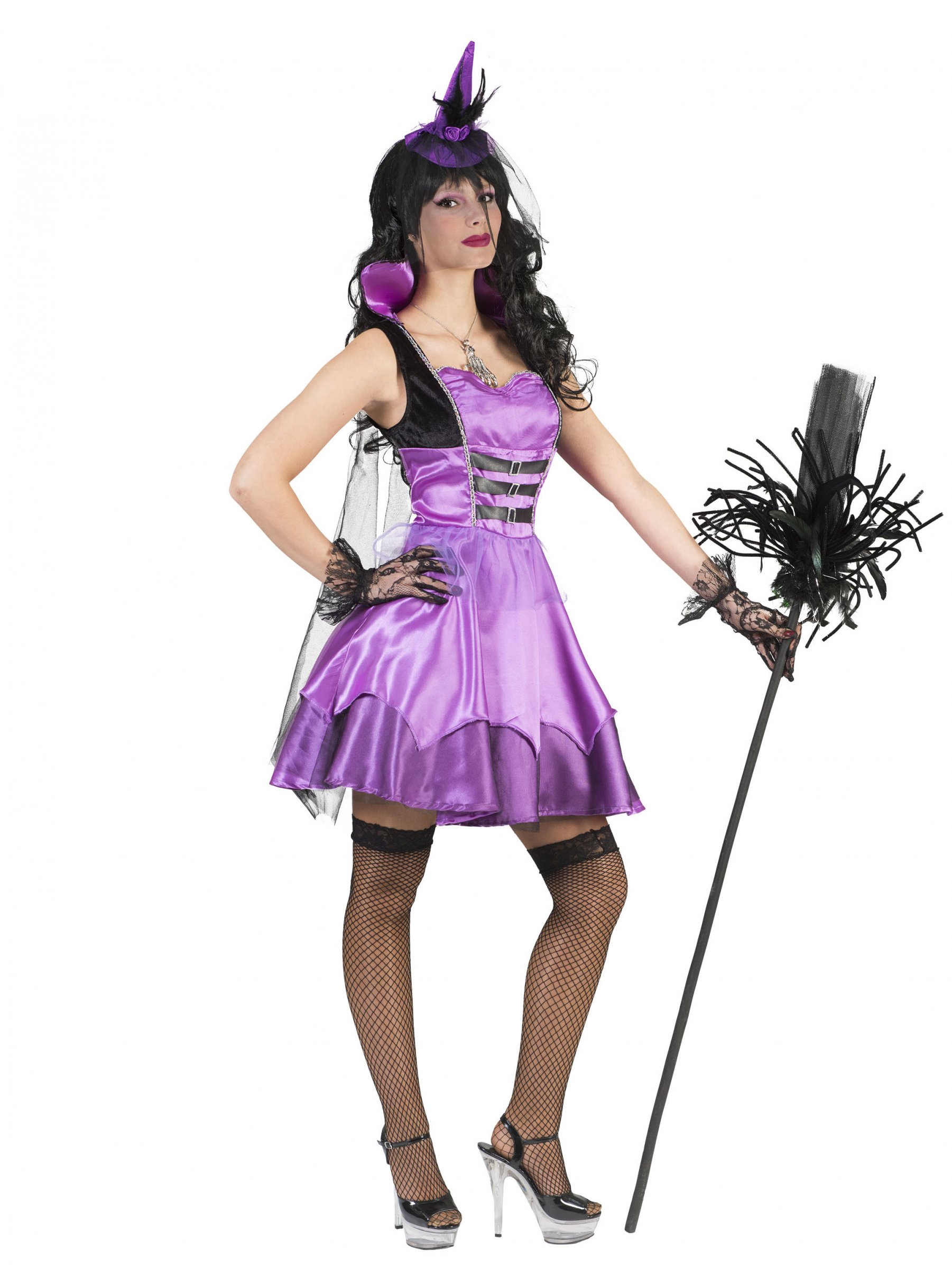 Déguisement vampire baroque violette femme Halloween