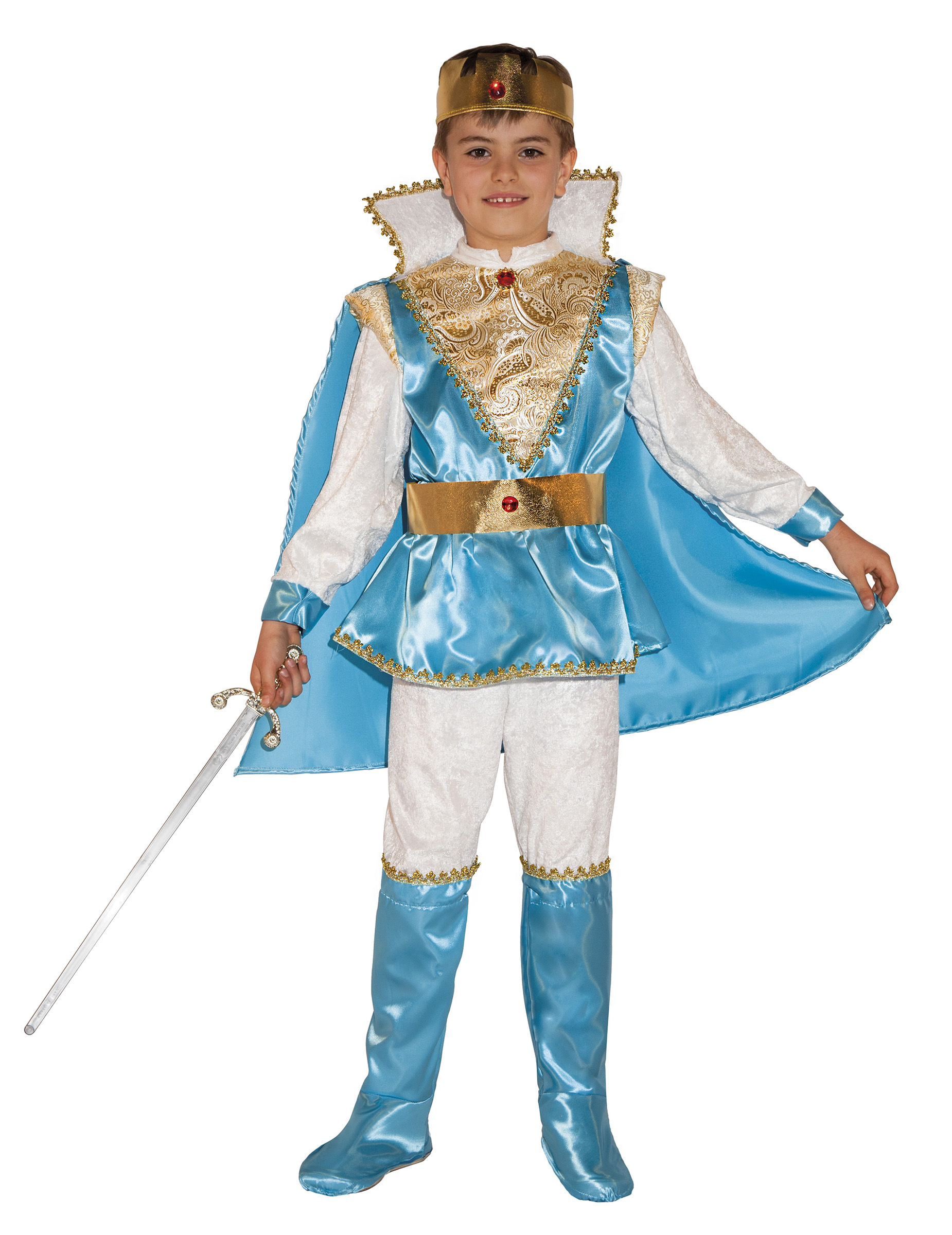 Déguisement prince bleu garçon