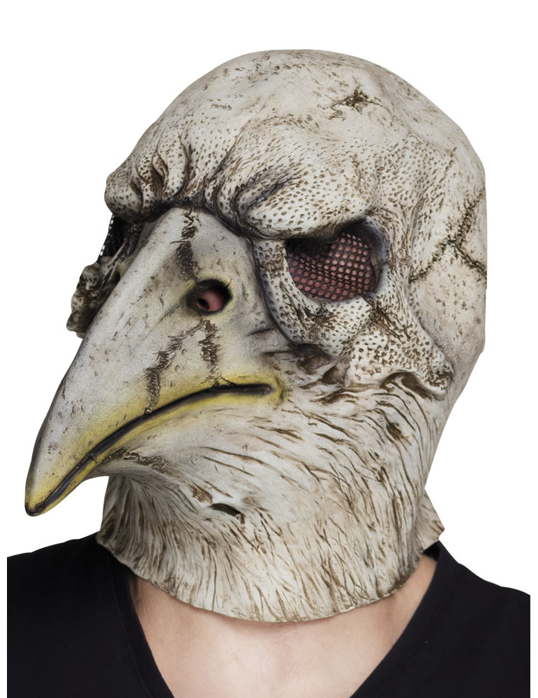 Masque latex tête aigle adulte