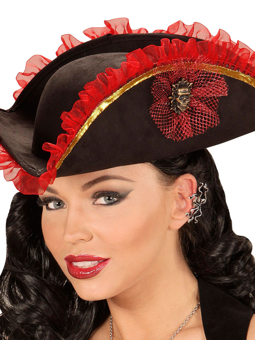 Pendentif d'oreille pieuvre pirate adulte