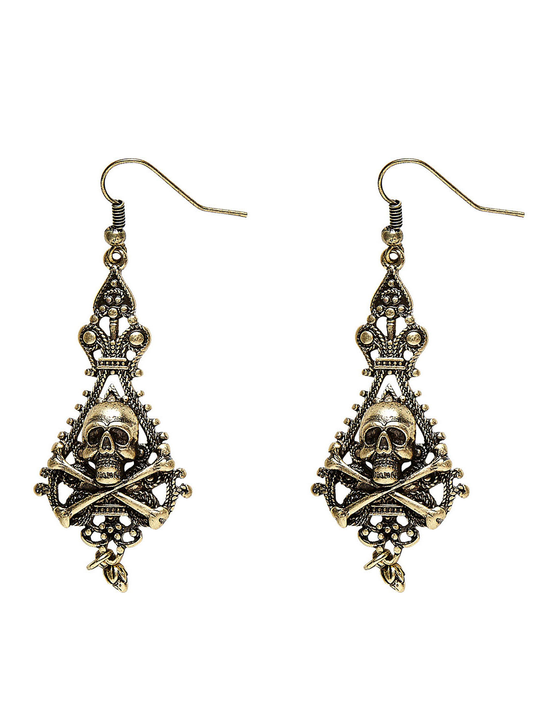 Boucles d'oreilles pirate des îles adulte