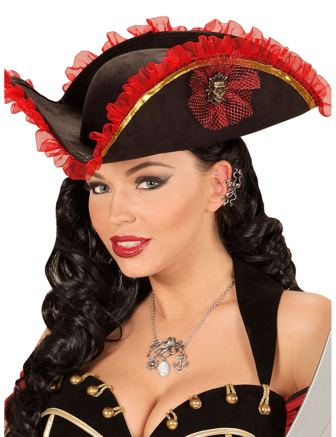Collier pirate avec breloques femme
