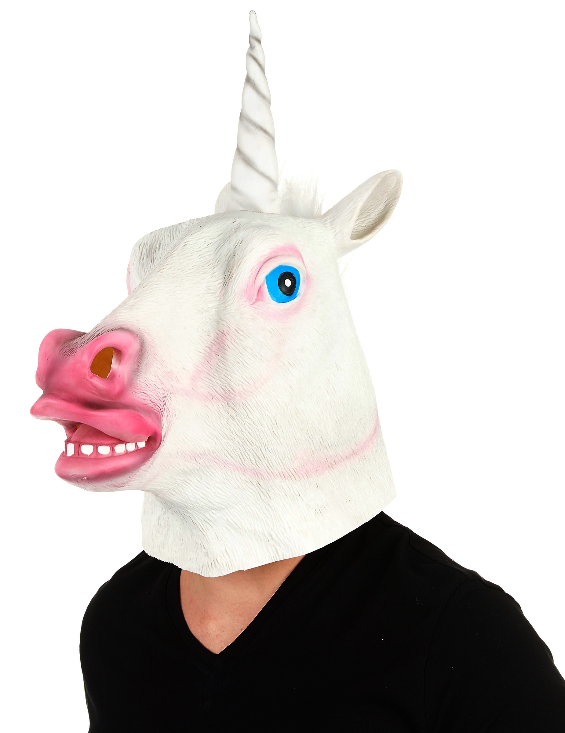 Masque licorne latex adulte