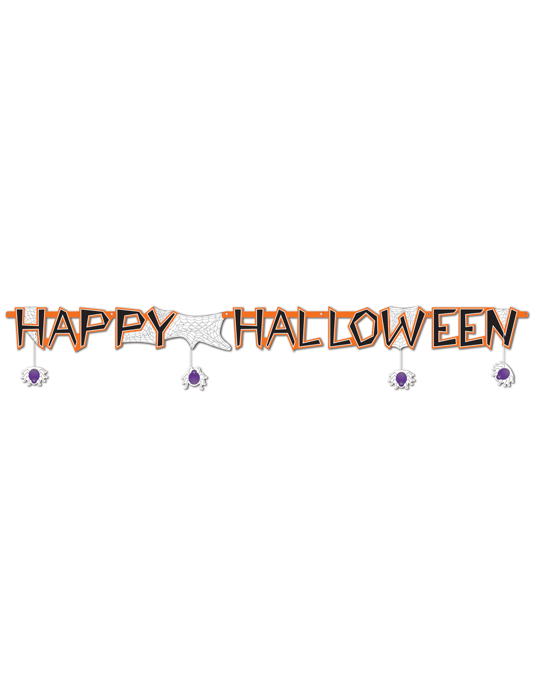 Bannière Happy Halloween 183 cm