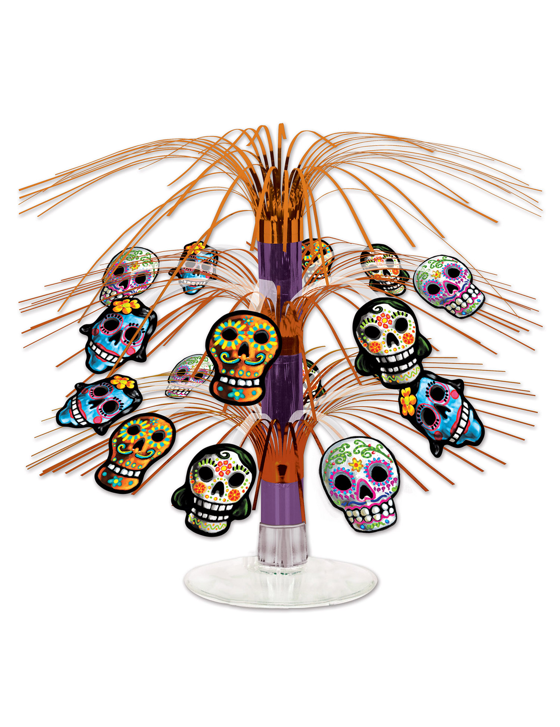 Centre de table cascade Dia de los muertos 19 cm